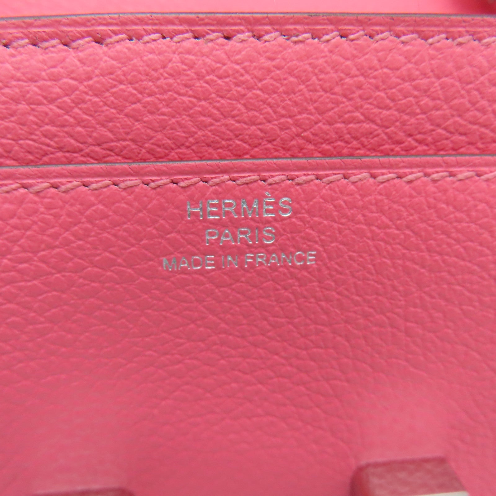 HERMES 【激减优惠】Evercolor皮革Constance Togo肩背袋新杜鹃桃色Rose Azalee