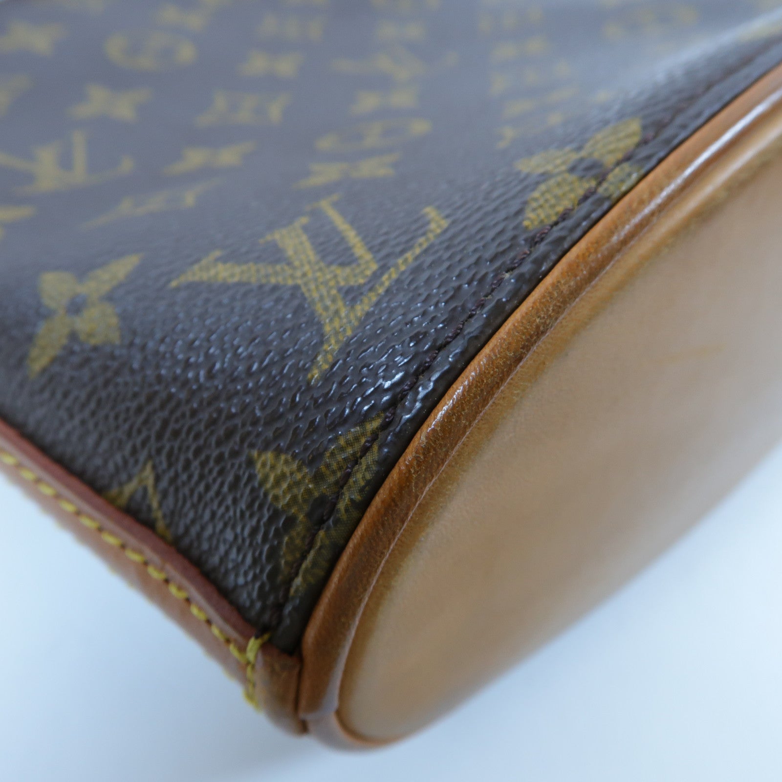 LOUIS VUITTON Monogram Drouot金扣肩背袋啡色