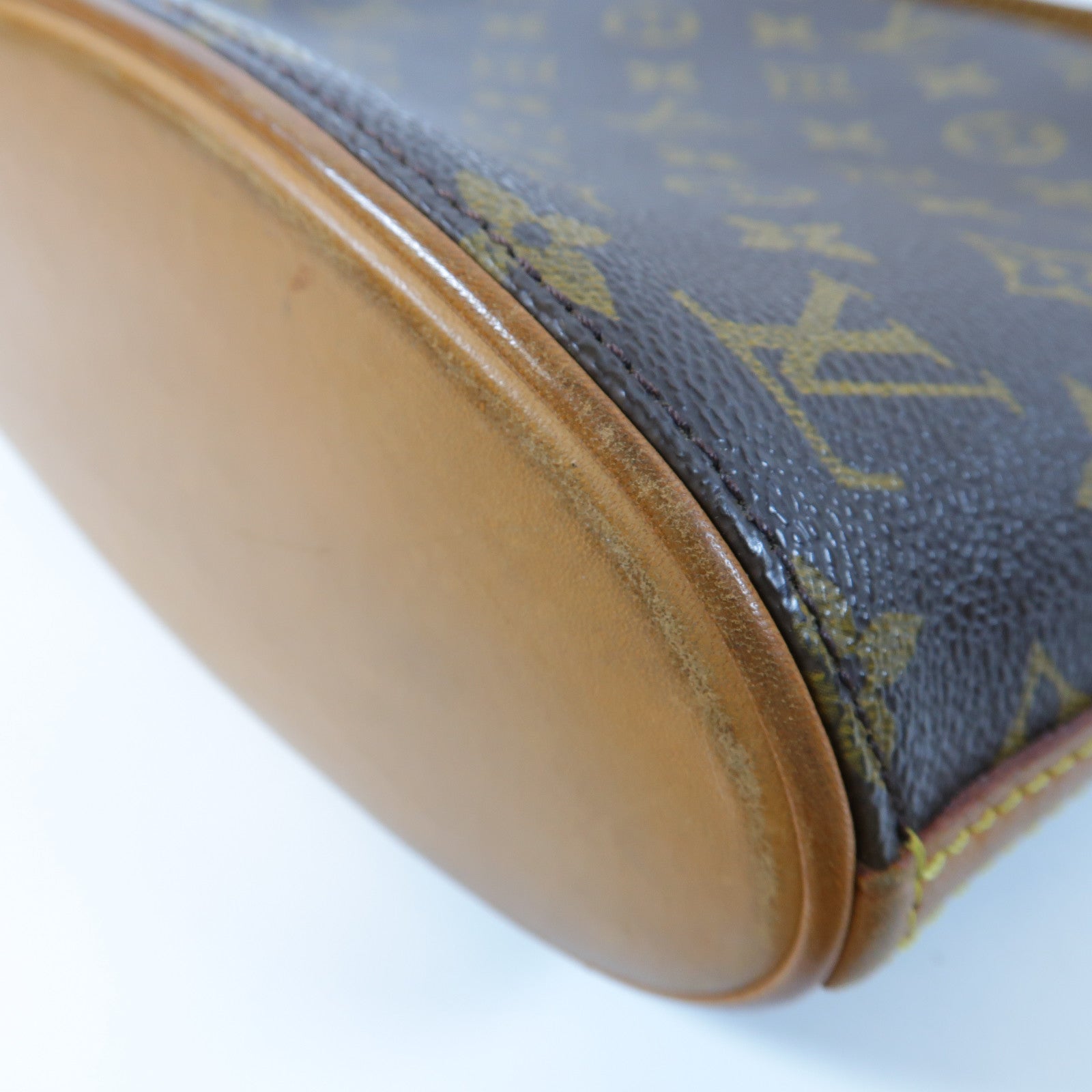 LOUIS VUITTON Monogram Drouot金扣肩背袋啡色