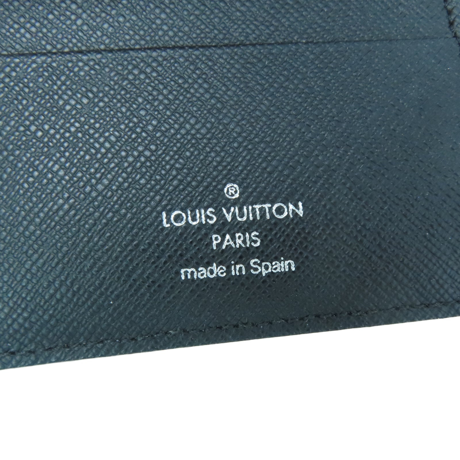 LOUIS VUITTON Damier Graphite Passport Cover護照套黑色