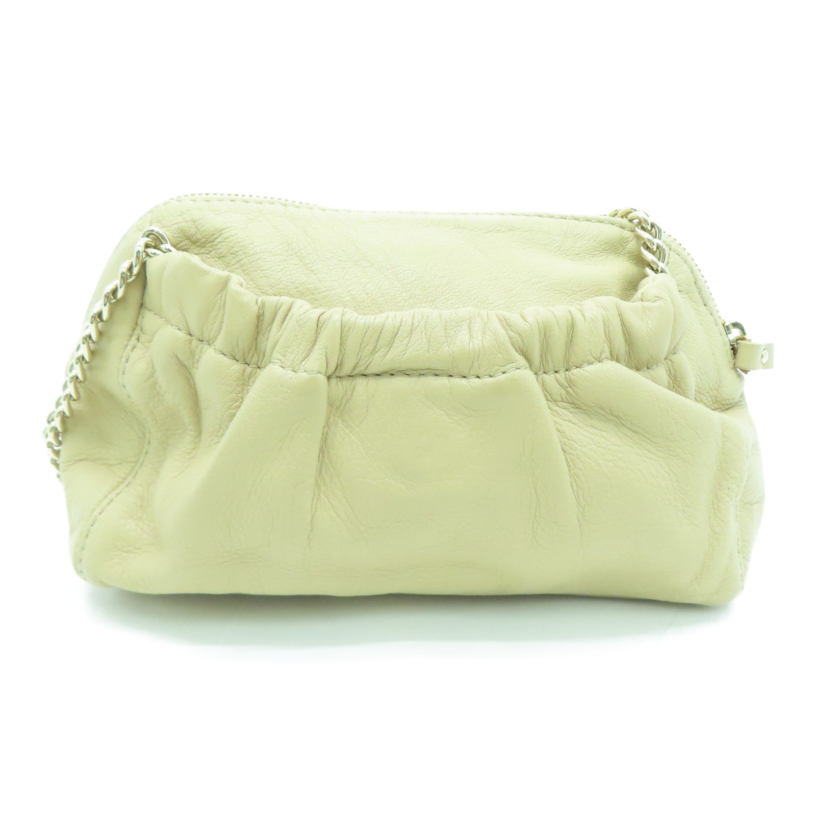 Kate Spade 羊皮皮革Shoulder Bag金扣链带肩背袋米色