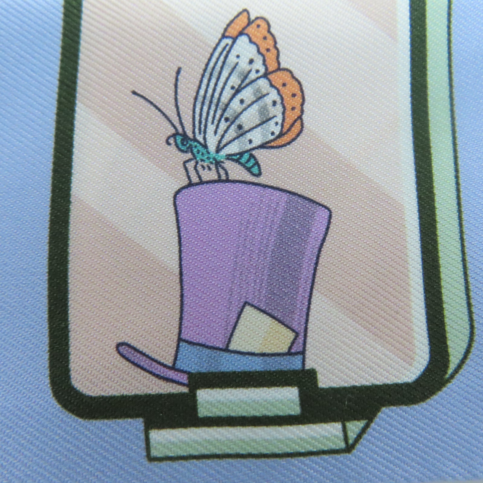 HERMES 【激減優惠】絲質Twilly Scarf絲巾淺藍色
