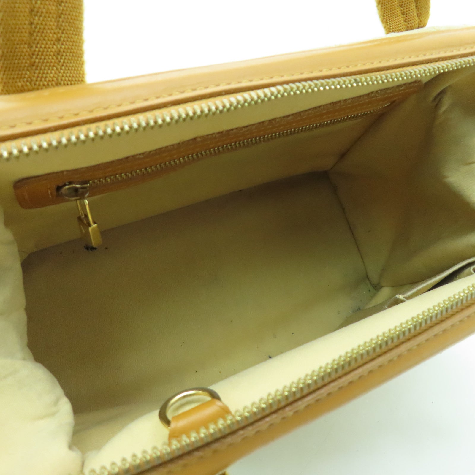 LOUIS VUITTON Monogram Mini Josephine PM金扣手挽袋米色