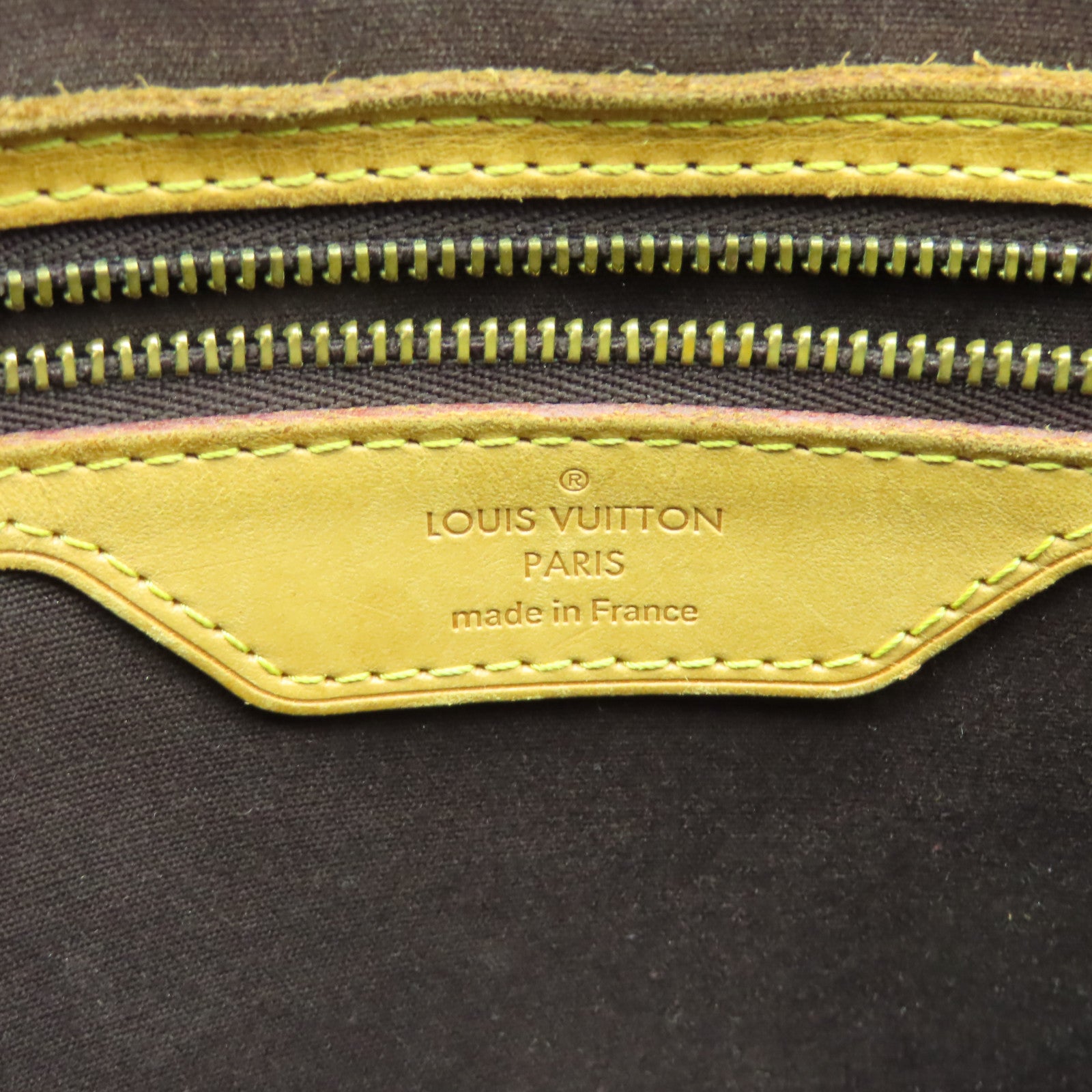 LOUIS VUITTON Monogram Vernis Blair MM金扣手挽肩背兩用袋酒紅色