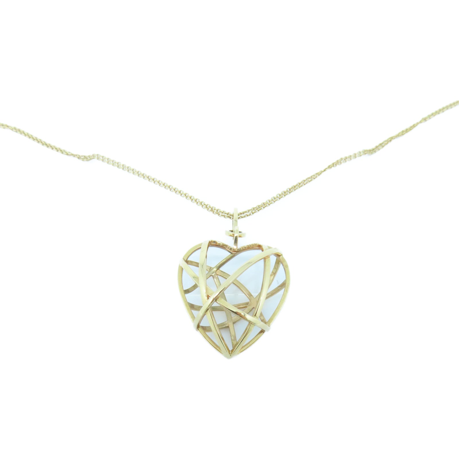 Chopard 18K玫瑰金Guli Heart Necklace项链