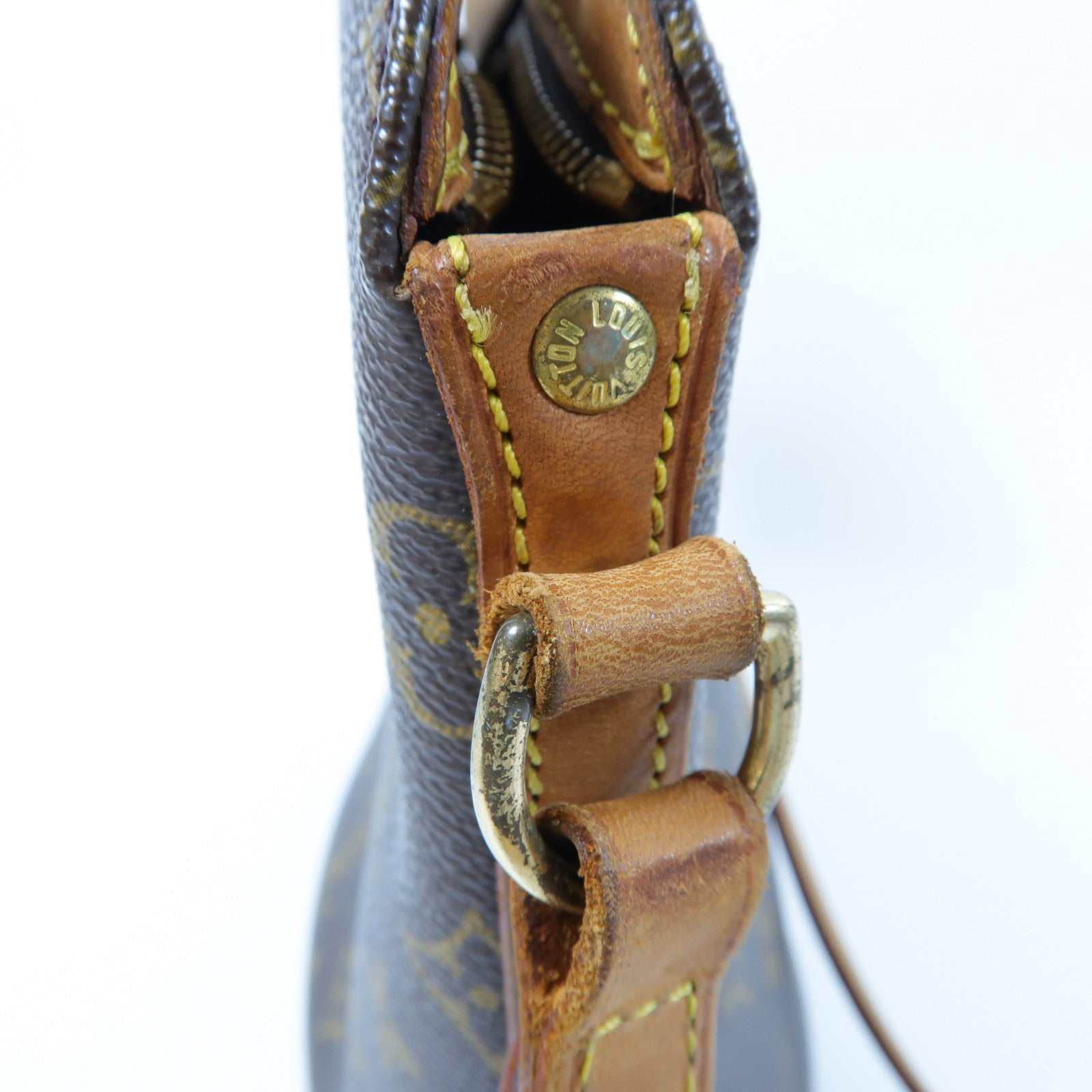 LOUIS VUITTON Monogram Drouot金扣肩背袋啡色