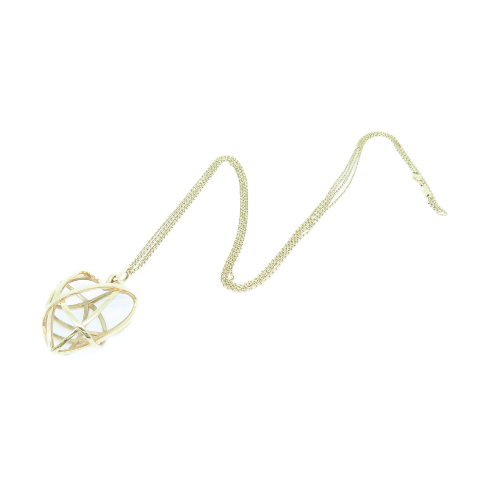 Chopard 18K玫瑰金Guli Heart Necklace项链