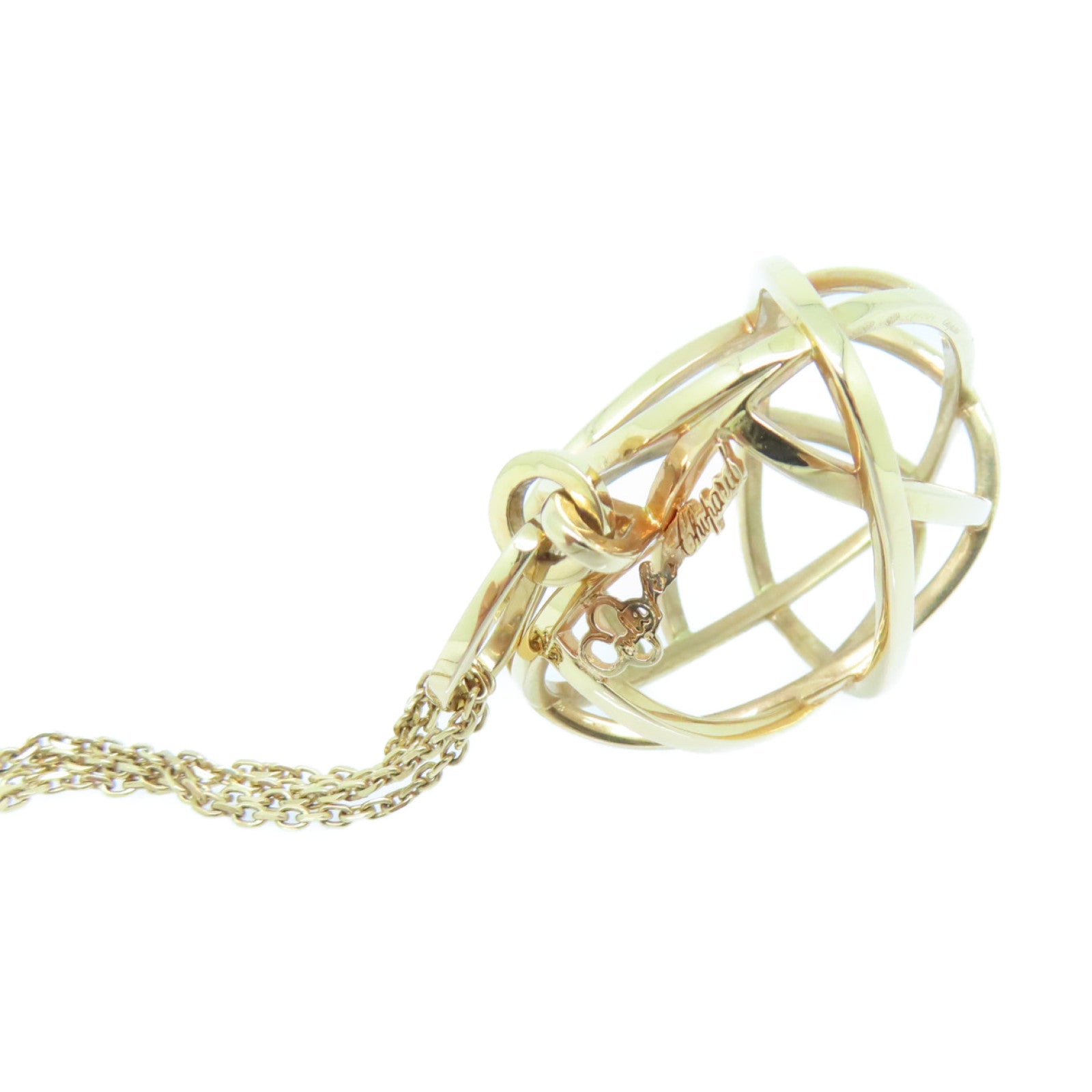 Chopard 18K玫瑰金Guli Heart Necklace项链