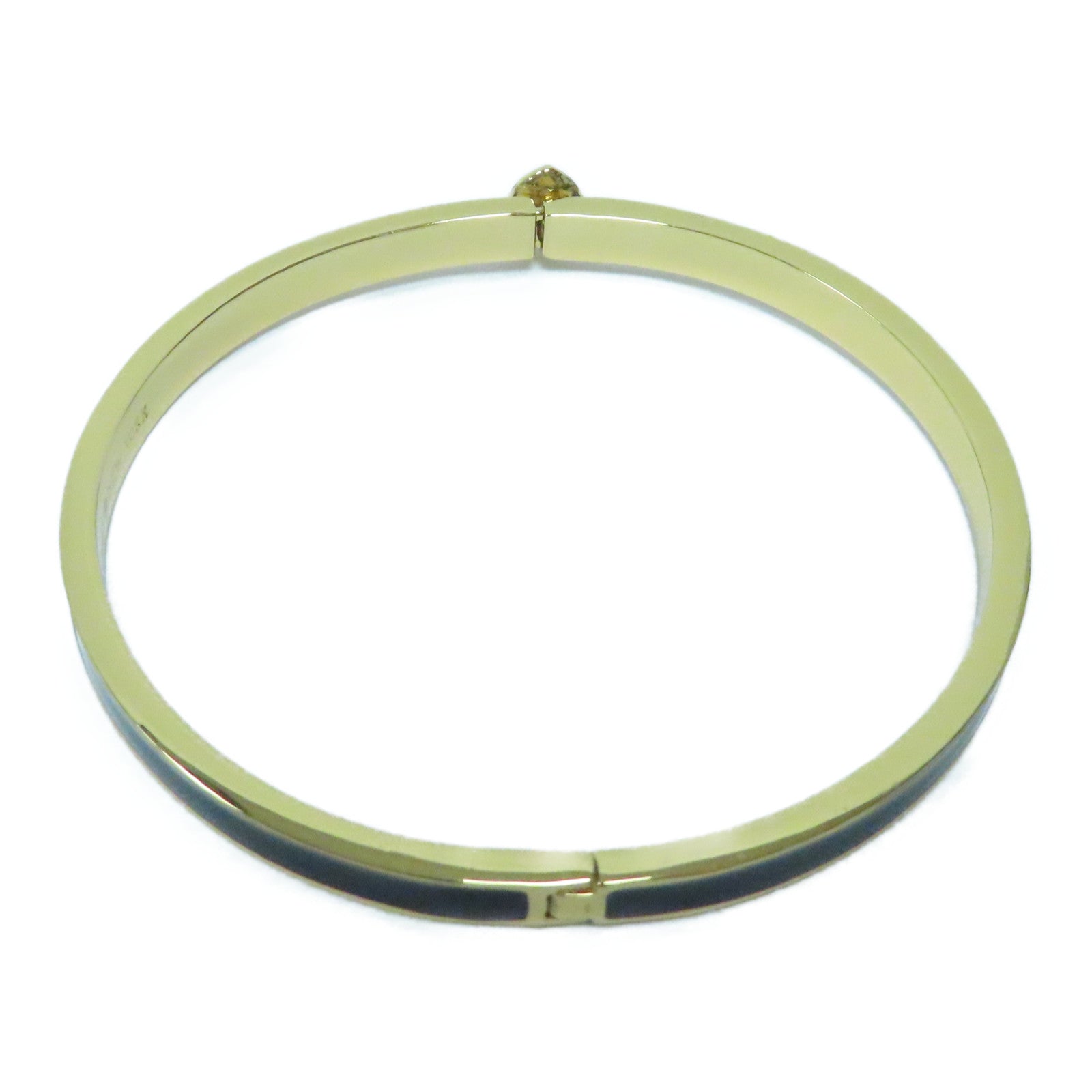Kate Spade 金屬Bangle金扣手鐲黑色/金色