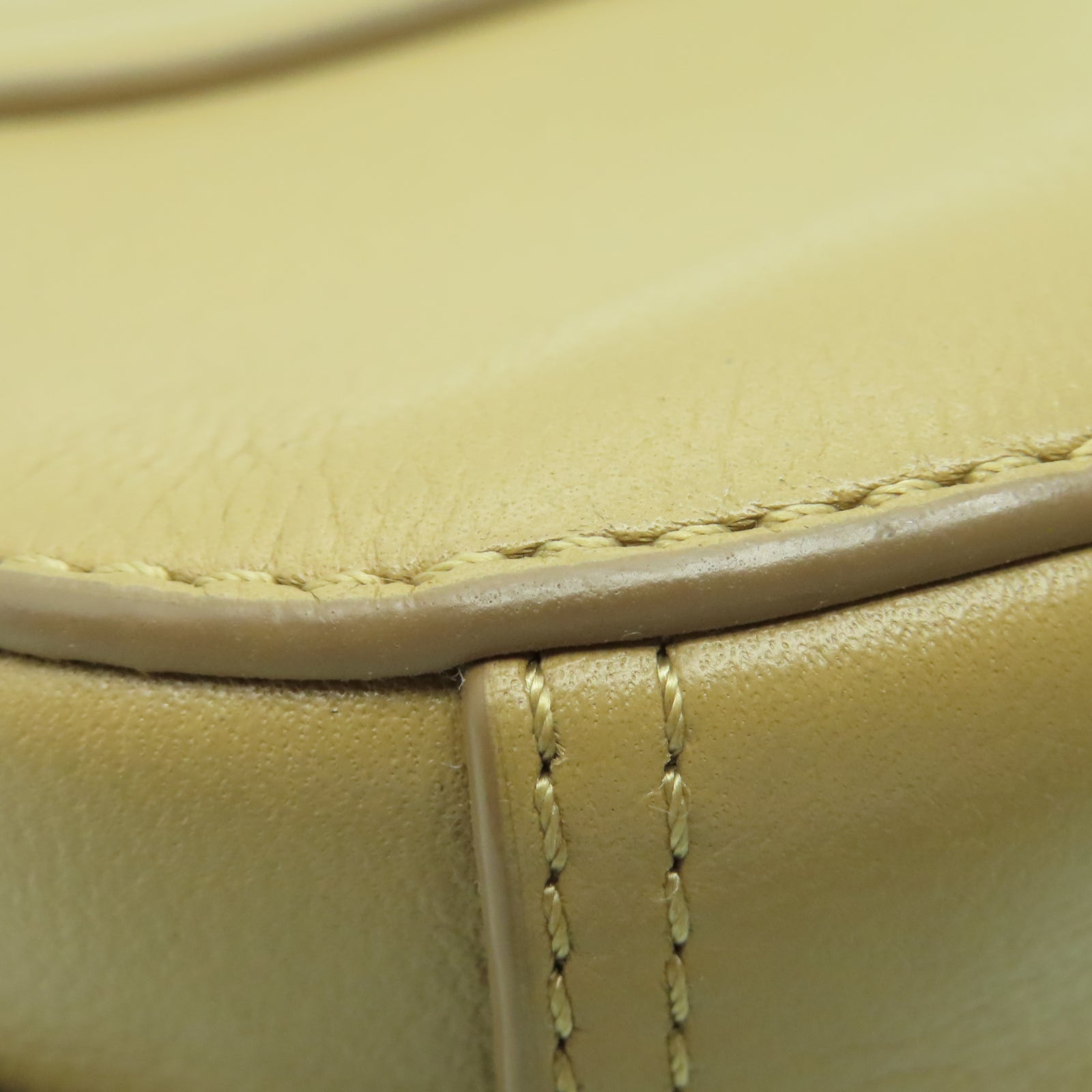 SEE BY CHLOE 牛皮皮革Shoulder Bag金扣肩背袋米色