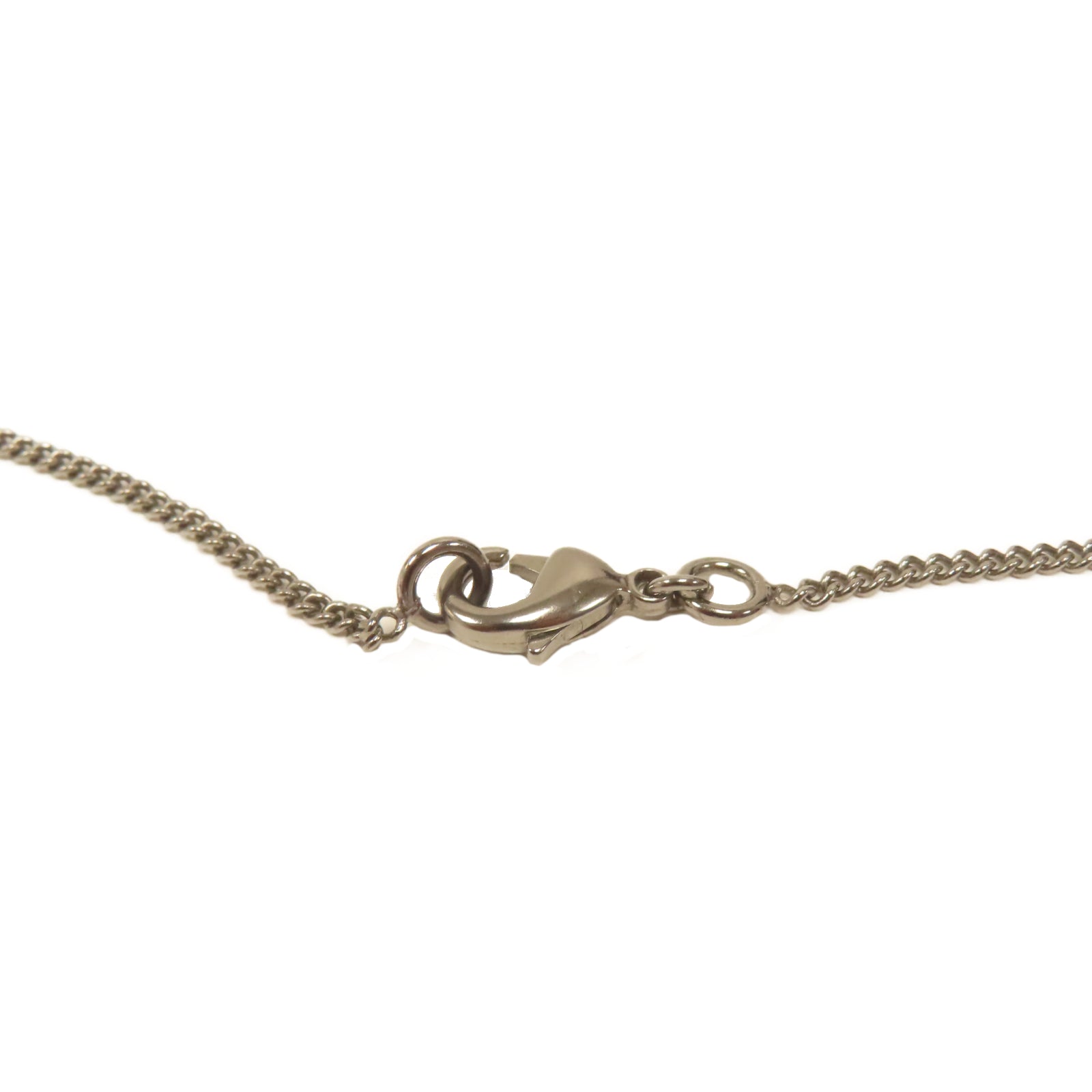 CHANEL 金屬Necklace項鍊銀色