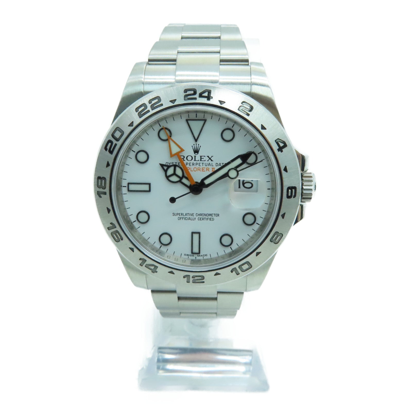 ROLEX ExplorerⅡ不鏽鋼手錶自動機芯白色