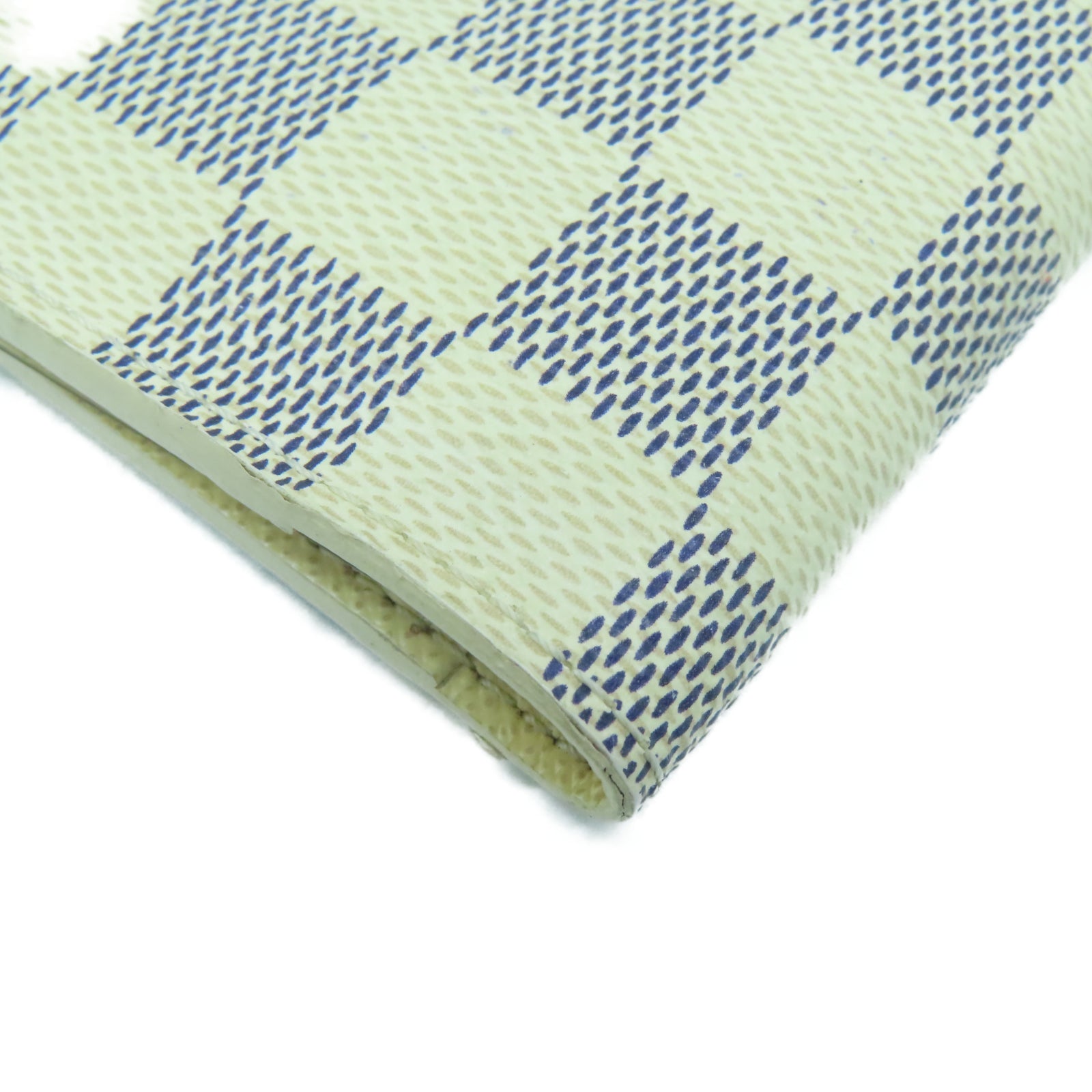 LOUIS VUITTON Damier AzurPassport Cover護照套白色