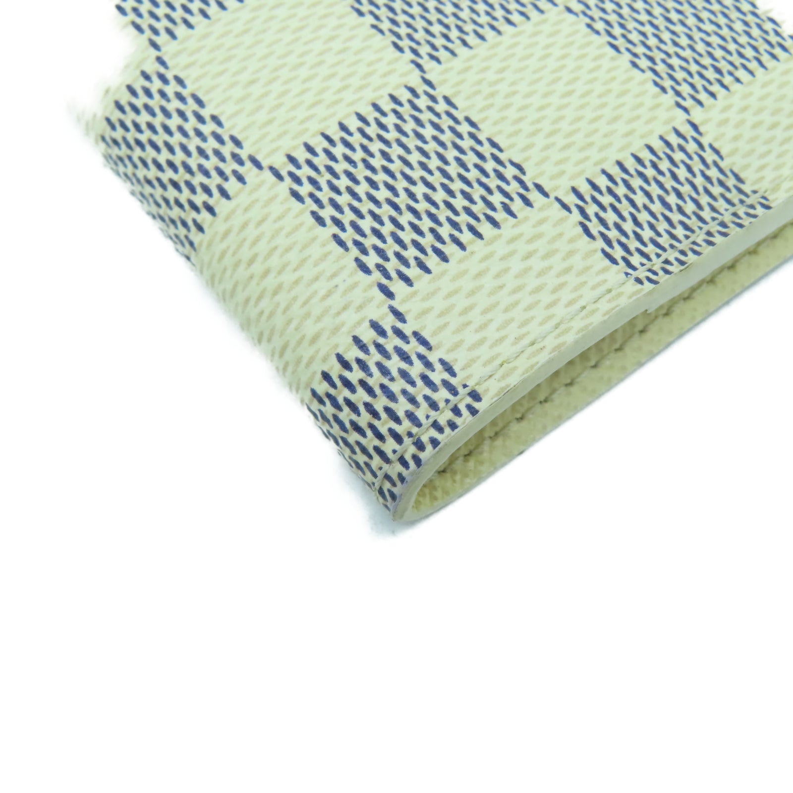 LOUIS VUITTON Damier AzurPassport Cover護照套白色