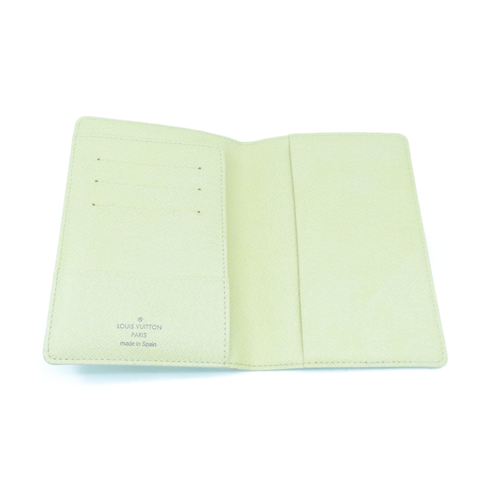 LOUIS VUITTON Damier AzurPassport Cover護照套白色