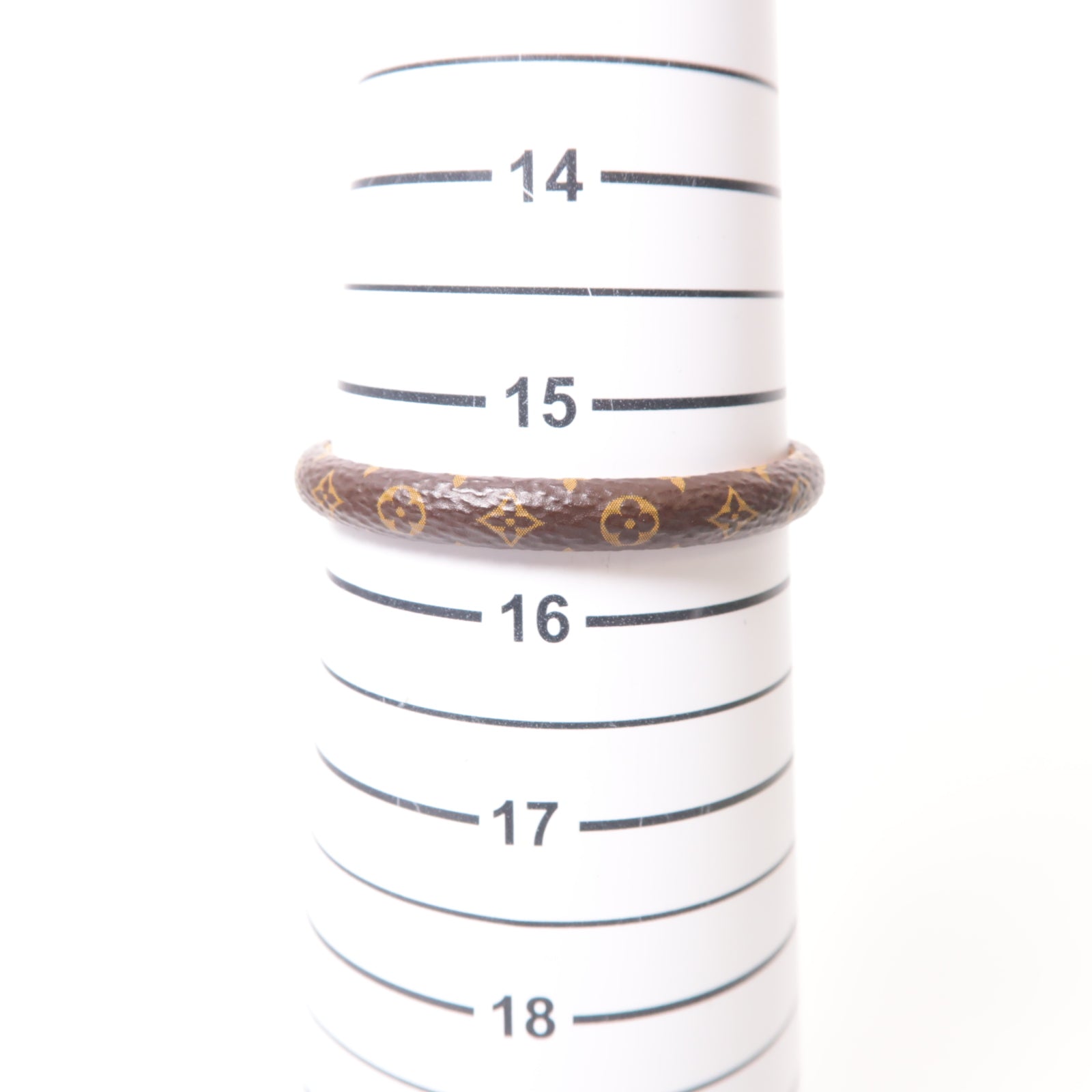 LOUIS VUITTON Monogram Brasserie Vivienne Bracelet金扣手鐲啡色