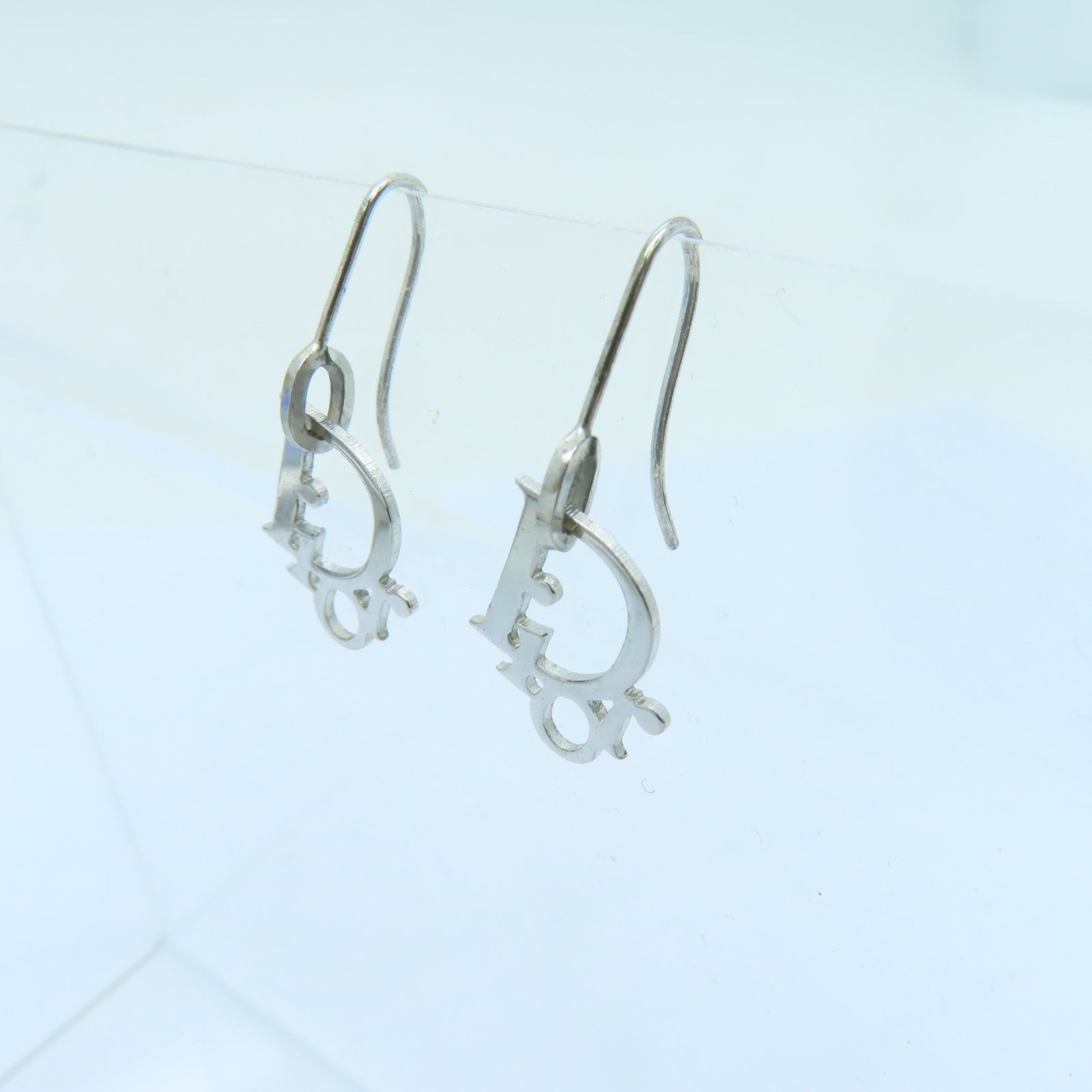 Dior 金属Earrings耳环银色