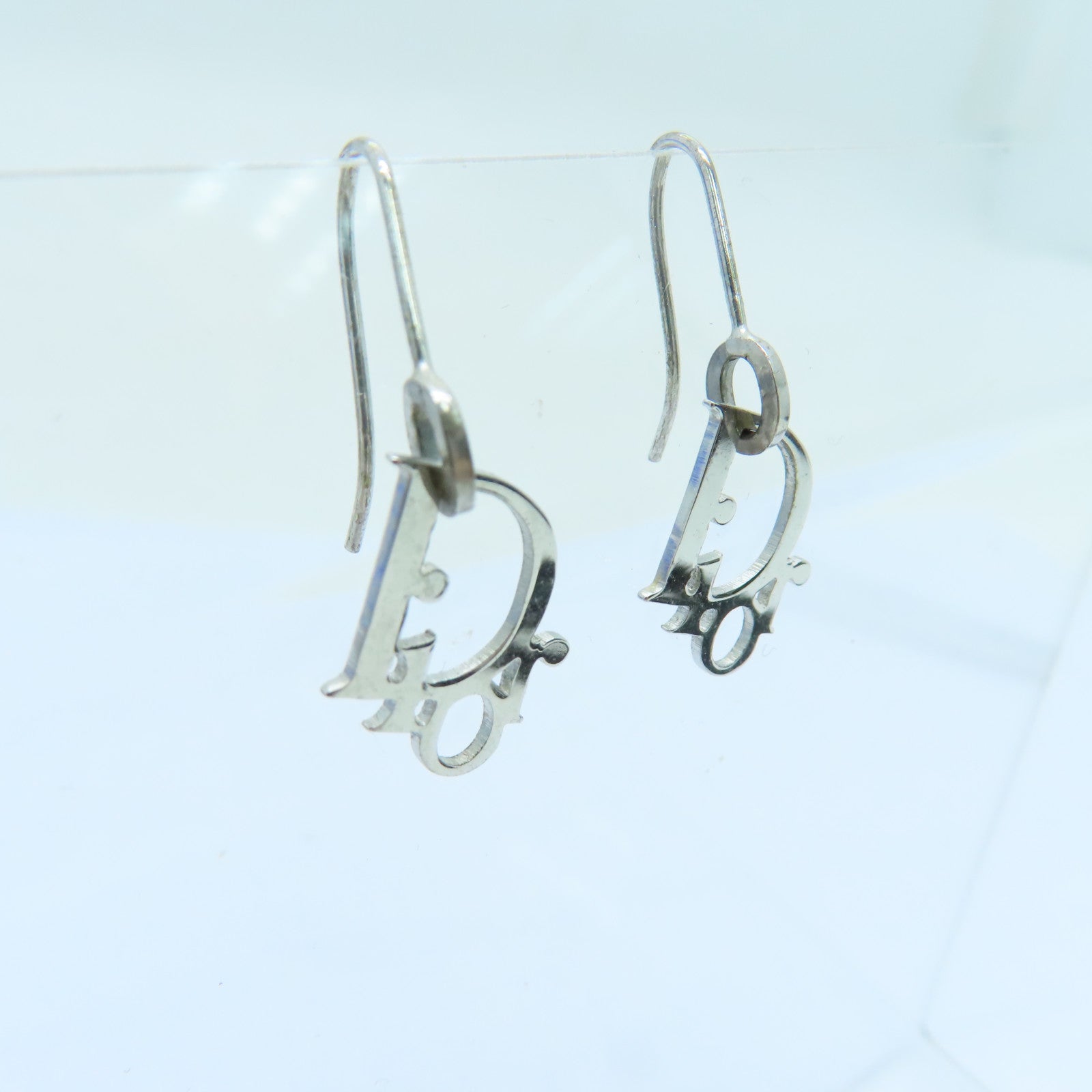 Dior 金属Earrings耳环银色