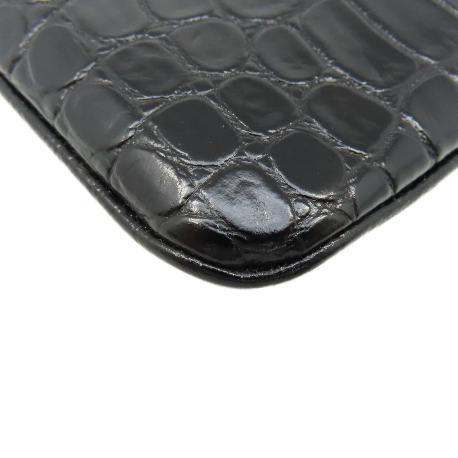SAINT LAURENT 牛皮皮革Clutch手拿包黑色