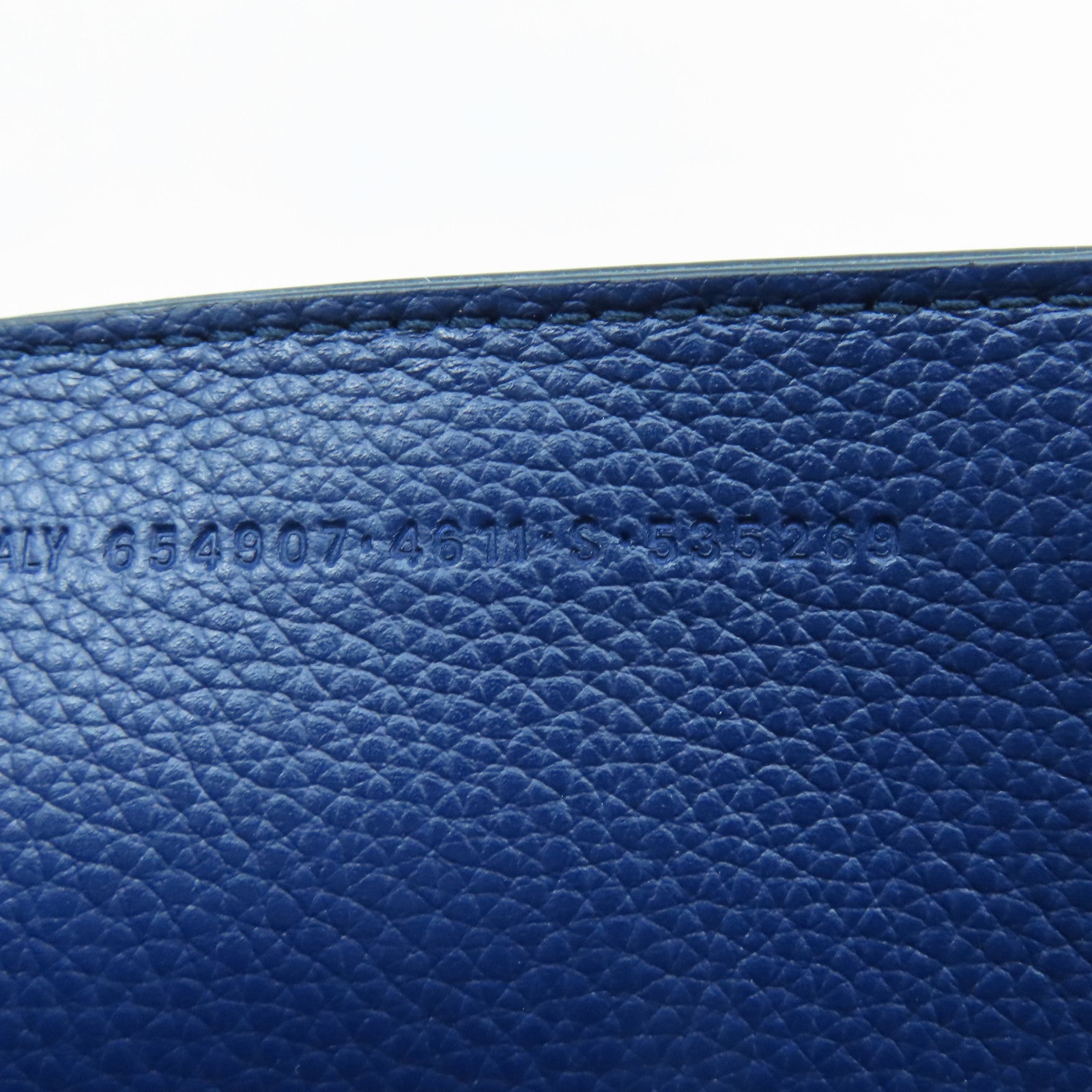 BALENCIAGA 牛皮皮革Neo Classic City黑扣手挽肩背兩用袋深藍色