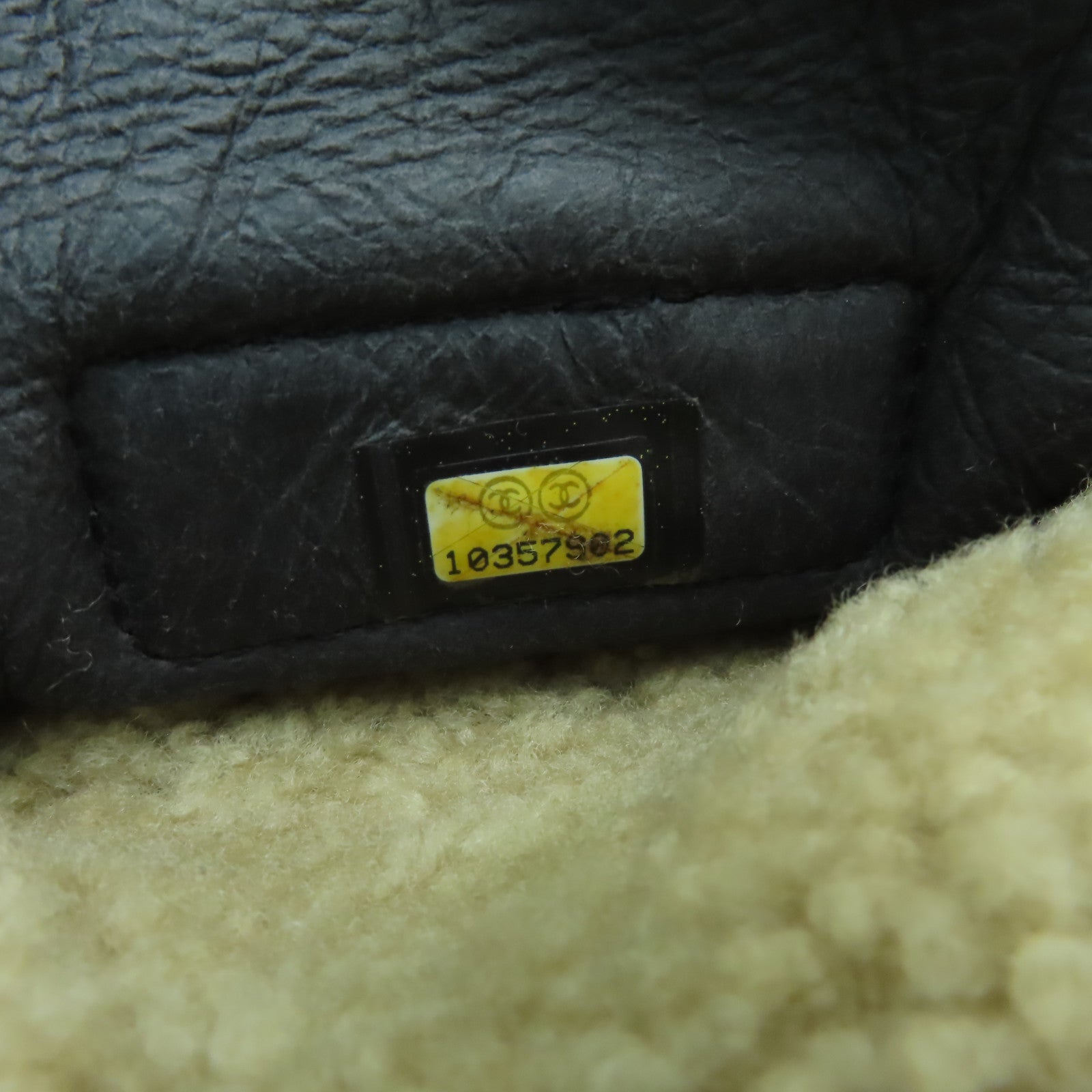 CHANEL 菱格羊毛Chain Shoulder銀扣肩背袋灰色