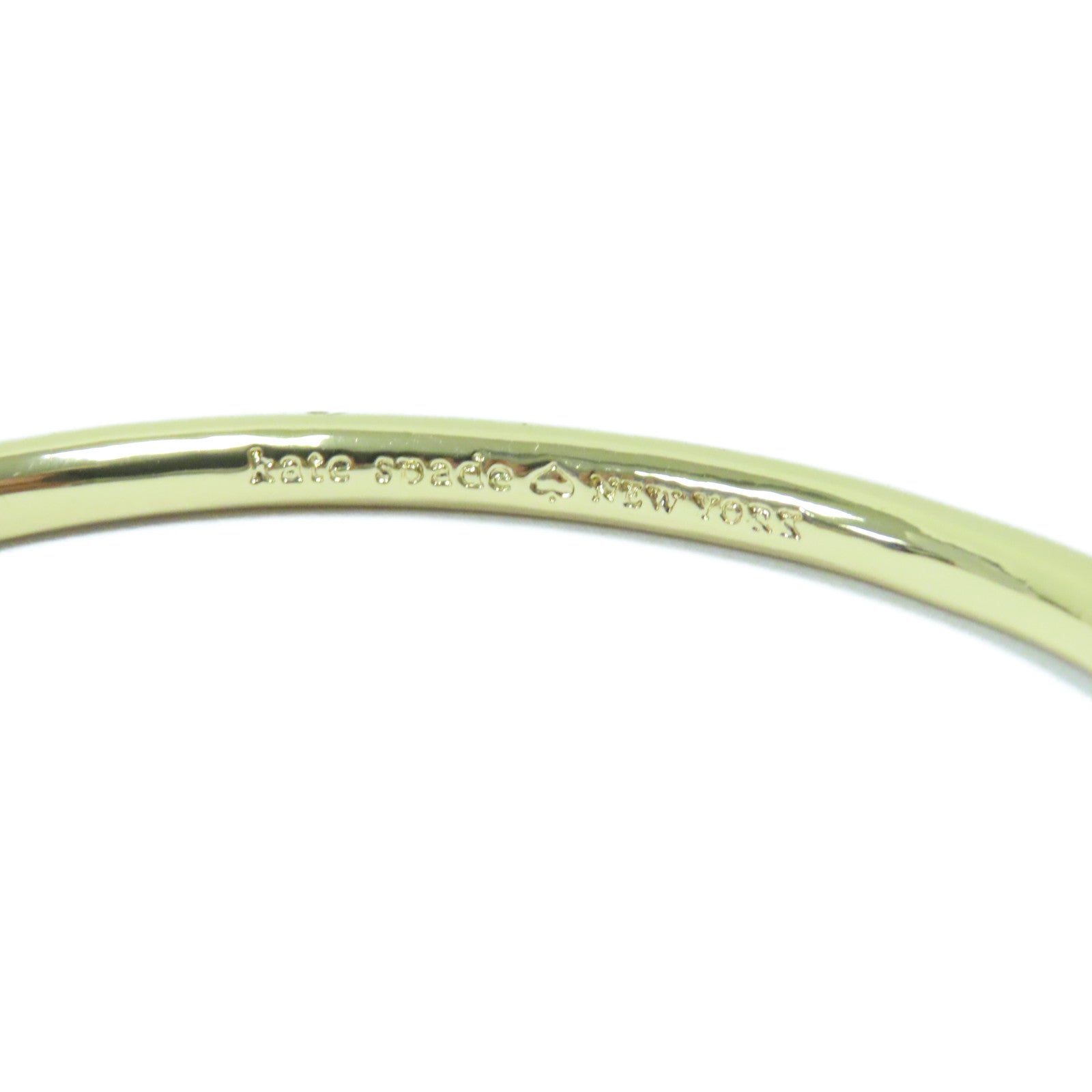Kate Spade 金屬Bangle金扣手鐲金色