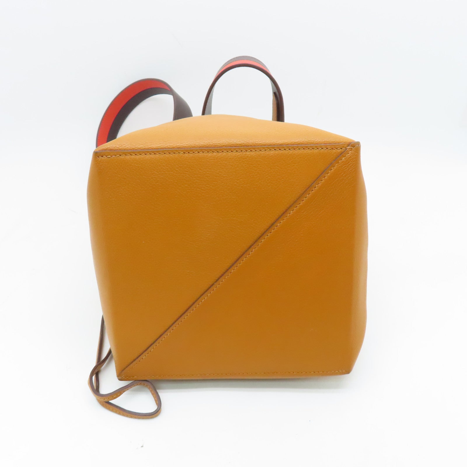 HERMES Evercolor Leather Licol 17 Shoulder Bag Gold/Brown