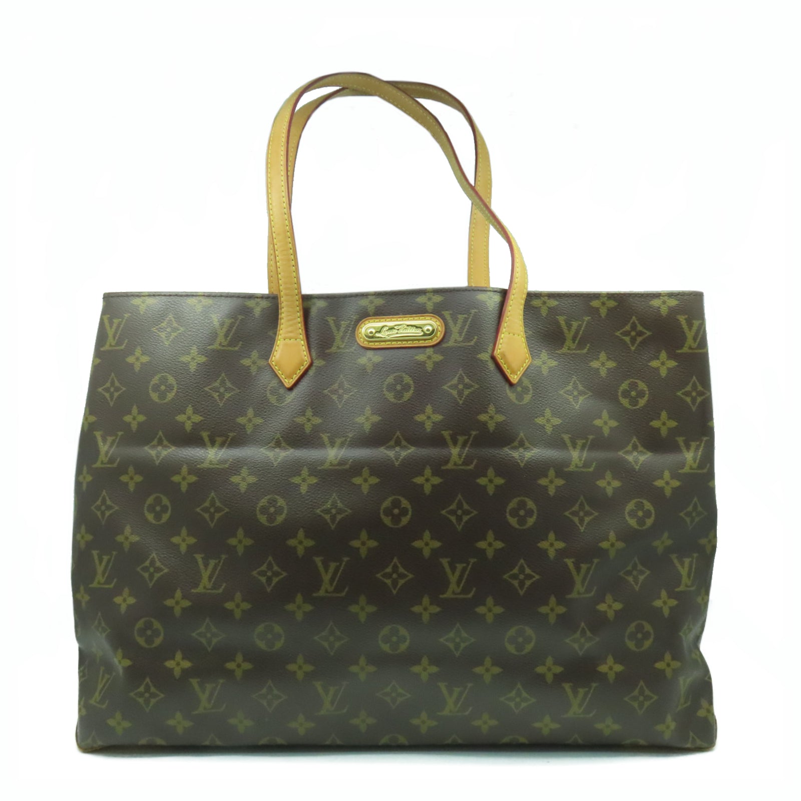 LOUIS VUITTON 【激減優惠】Monogram Wilshire GM金扣肩背袋啡色