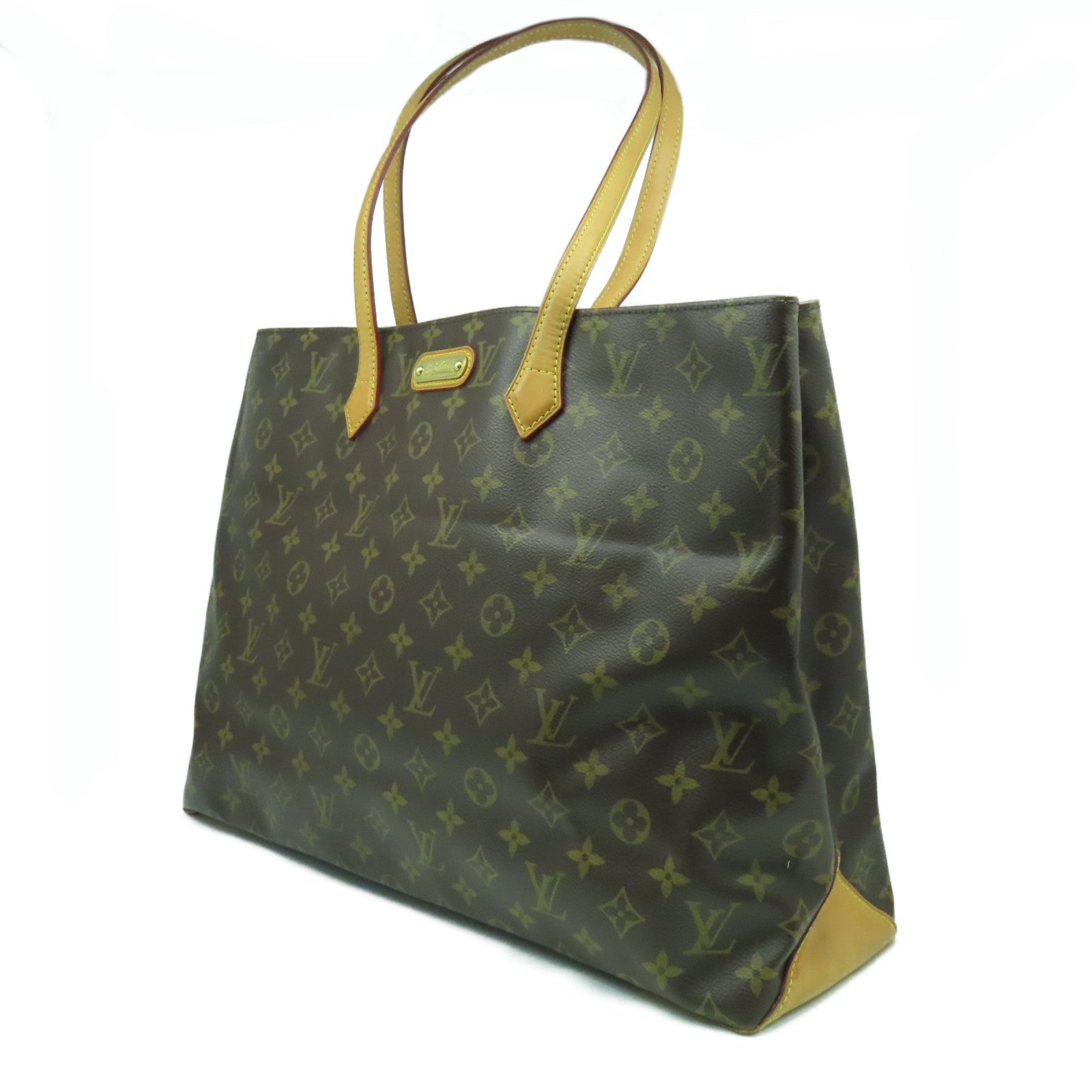 LOUIS VUITTON 【激減優惠】Monogram Wilshire GM金扣肩背袋啡色