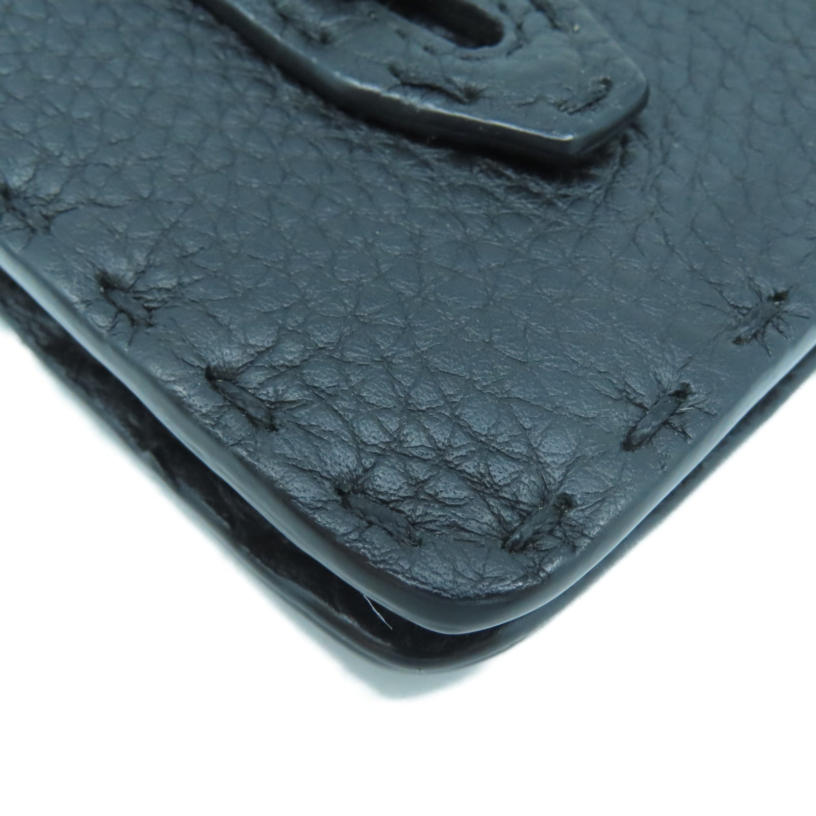 FENDI 牛皮皮革Clutch Bag銀扣手拿包黑色/黃色
