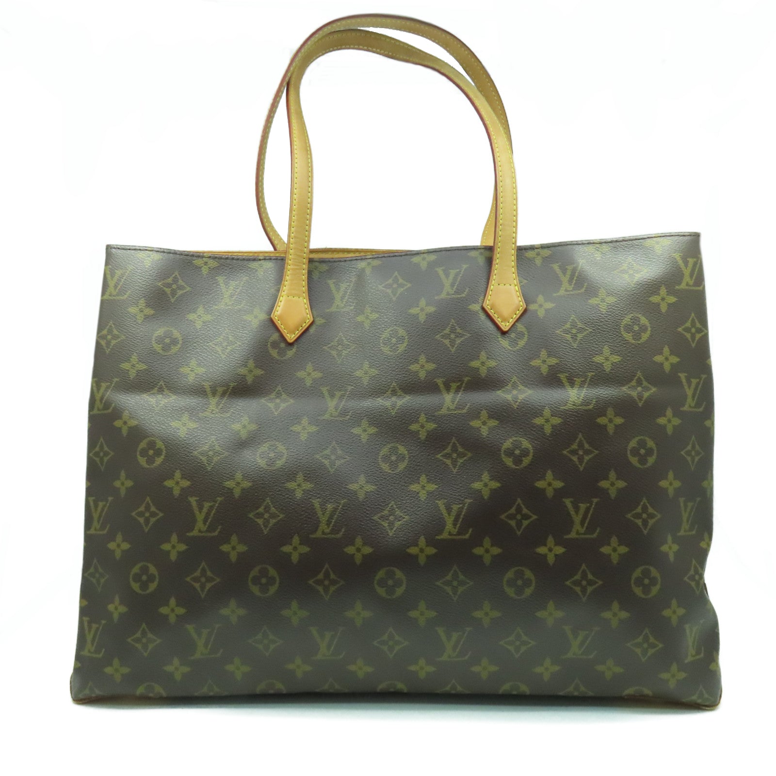 LOUIS VUITTON 【激減優惠】Monogram Wilshire GM金扣肩背袋啡色