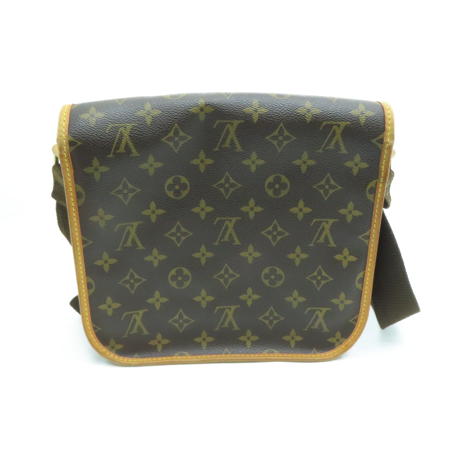 LOUIS VUITTON Monogram Messenger Bosphore PM金扣肩背袋啡色