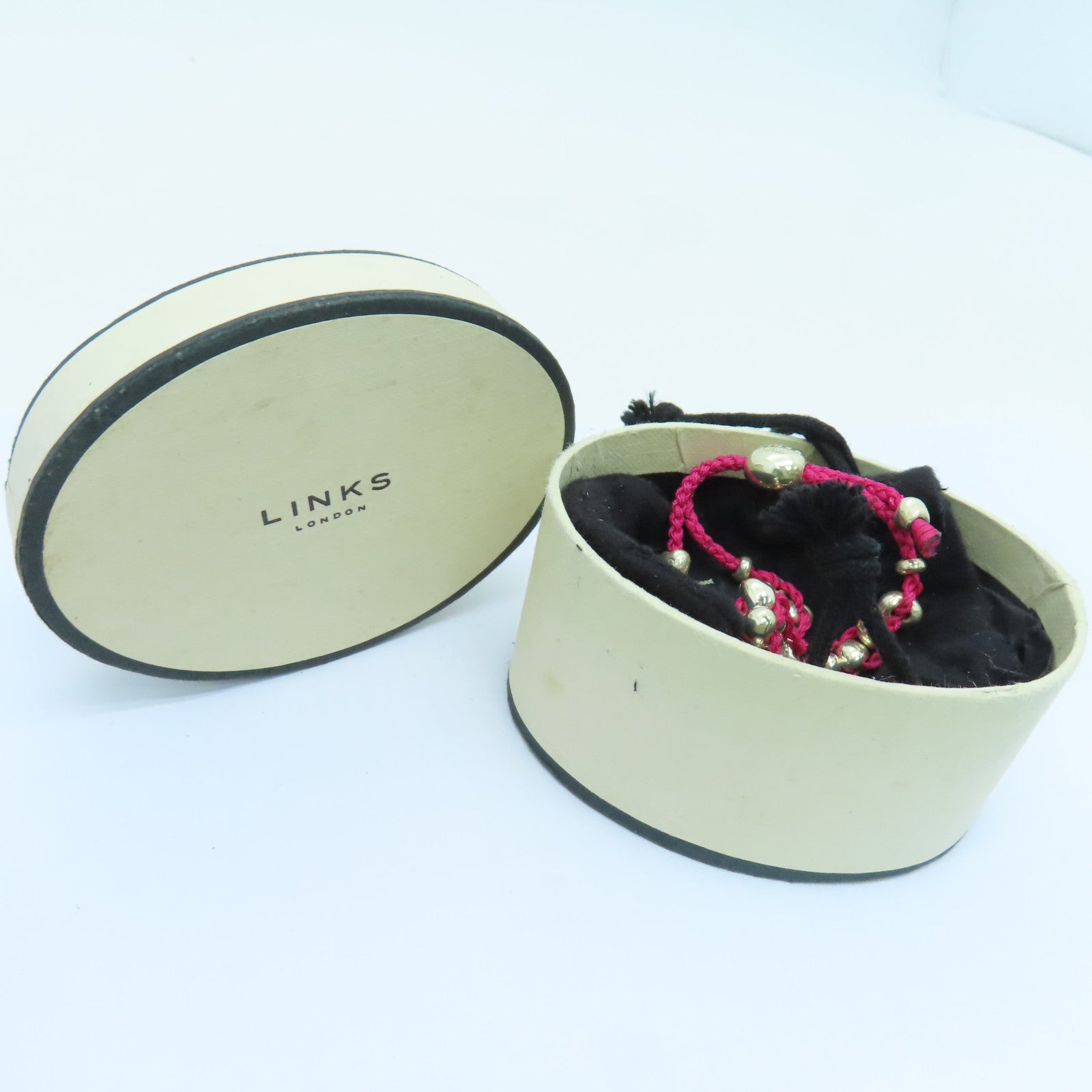 SELECTION 925純銀Silver Bracelet Links手鏈粉紅色