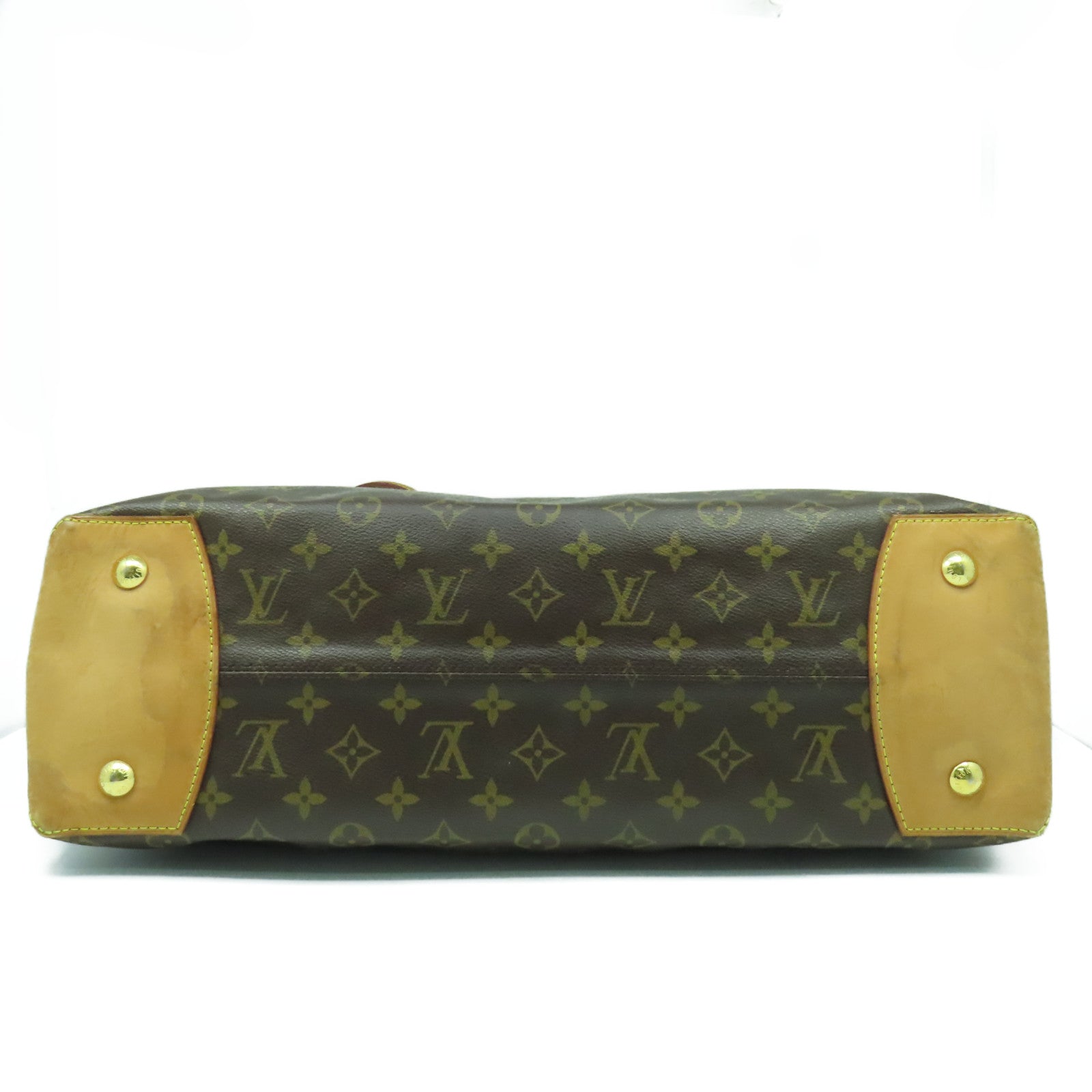 LOUIS VUITTON 【激減優惠】Monogram Wilshire GM金扣肩背袋啡色