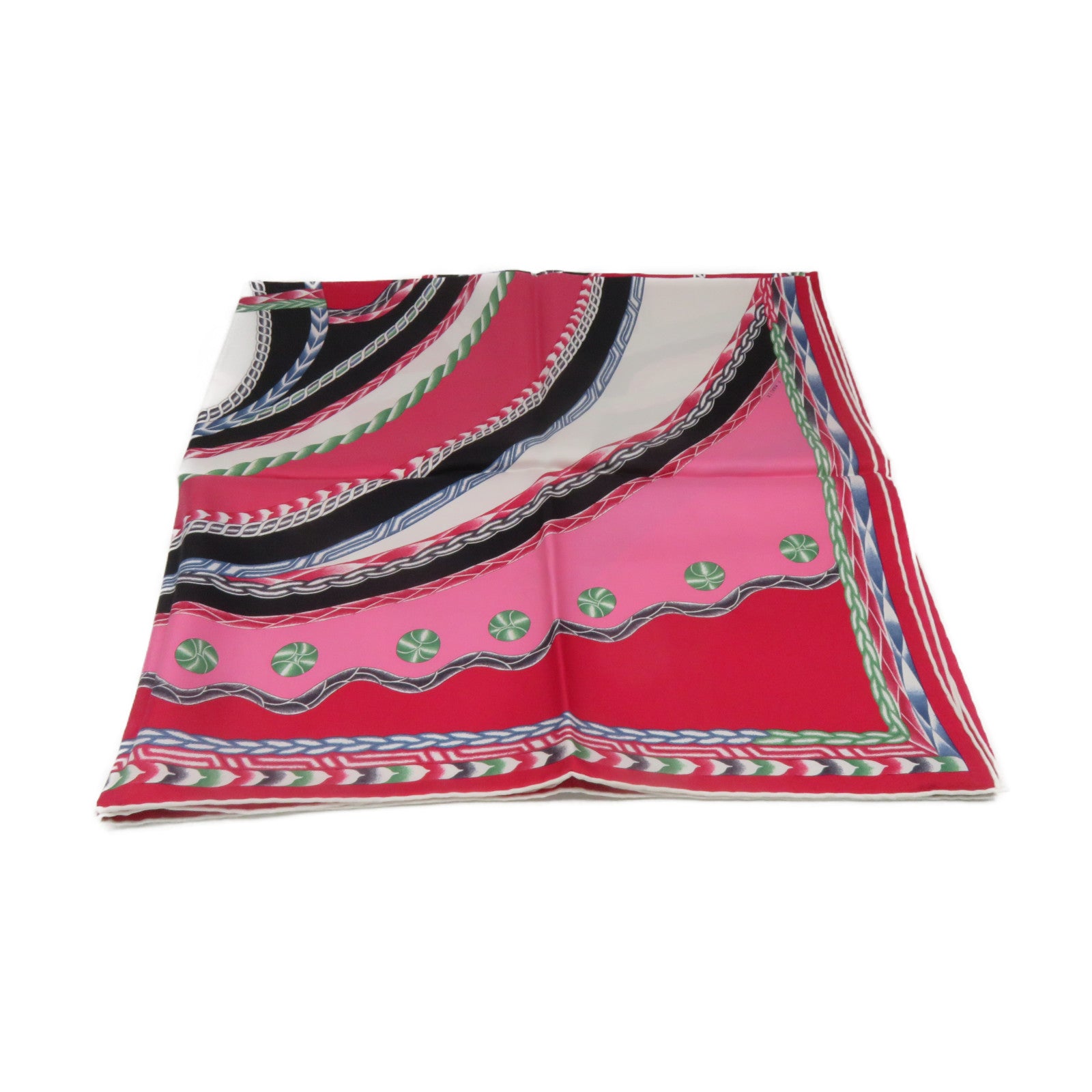 HERMES 【激減優惠】絲質Scarf 90x90絲巾紅色/彩色