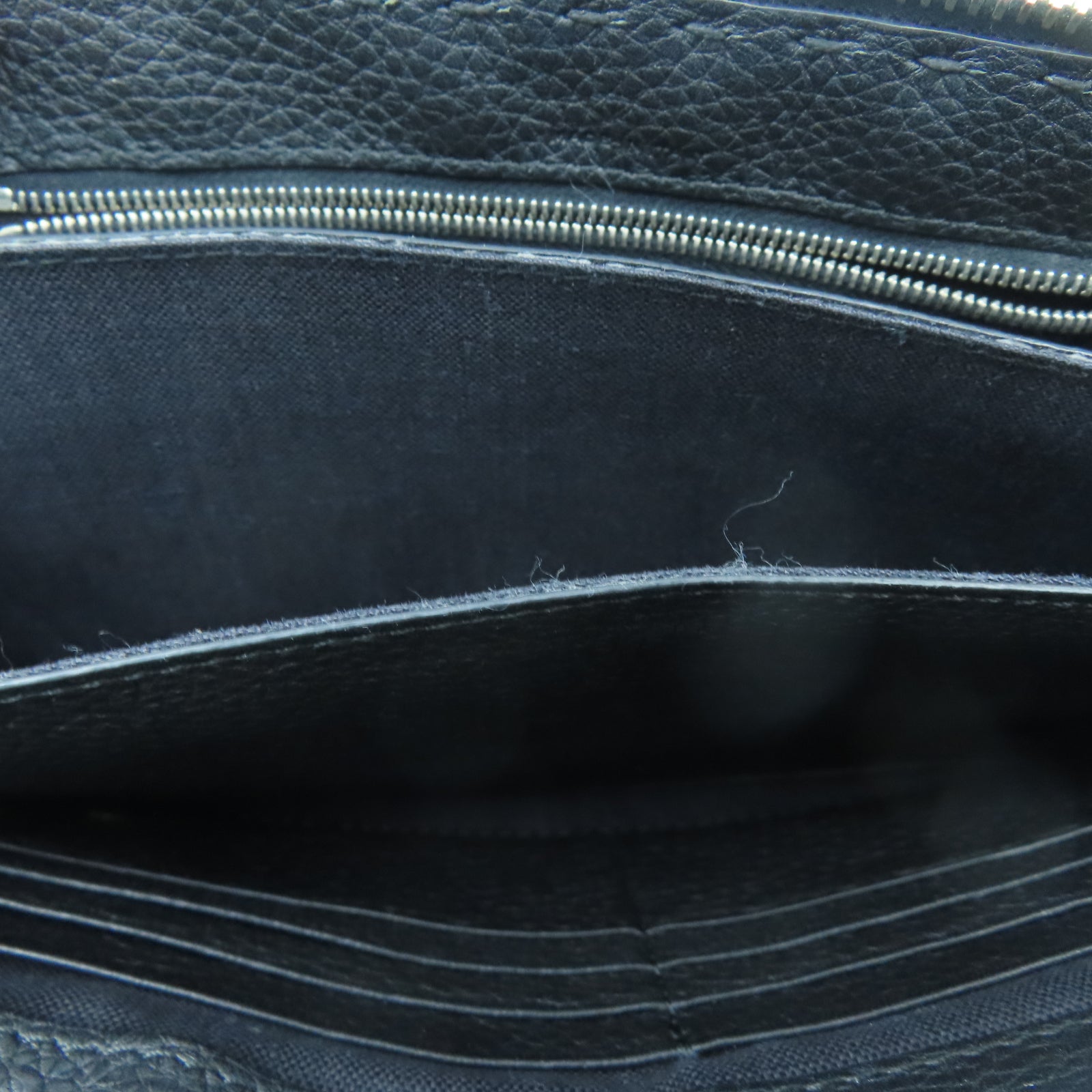 FENDI 牛皮皮革Clutch Bag銀扣手拿包黑色/黃色