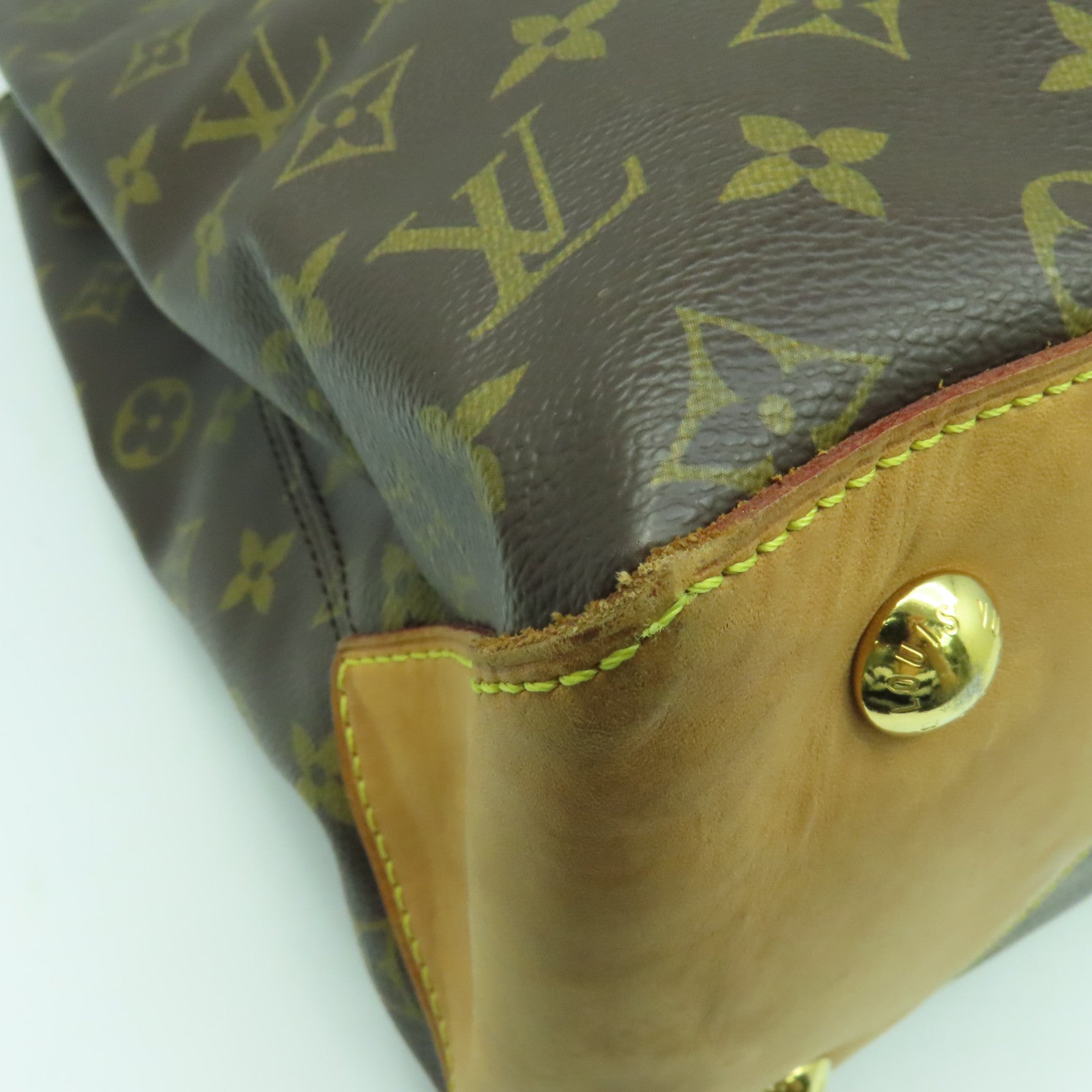 LOUIS VUITTON 【激減優惠】Monogram Wilshire GM金扣肩背袋啡色