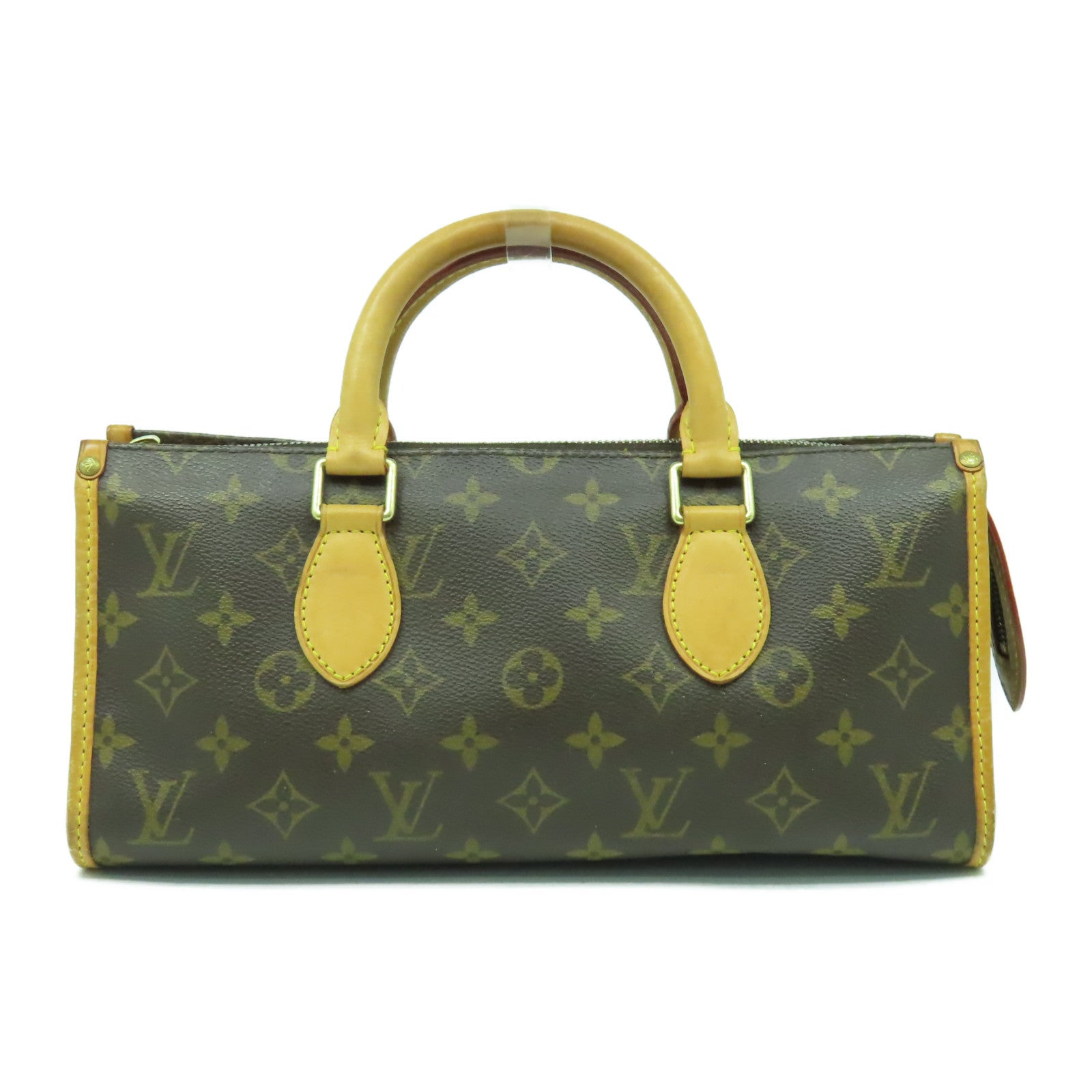 LOUIS VUITTON Monogram Popincourt金扣手挽袋啡色
