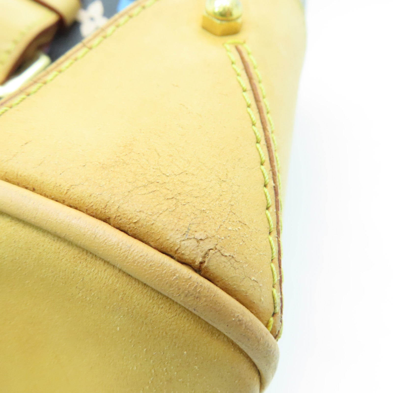 LOUIS VUITTON Monogram Multicolore Claudia金扣手挽袋黑色/彩色