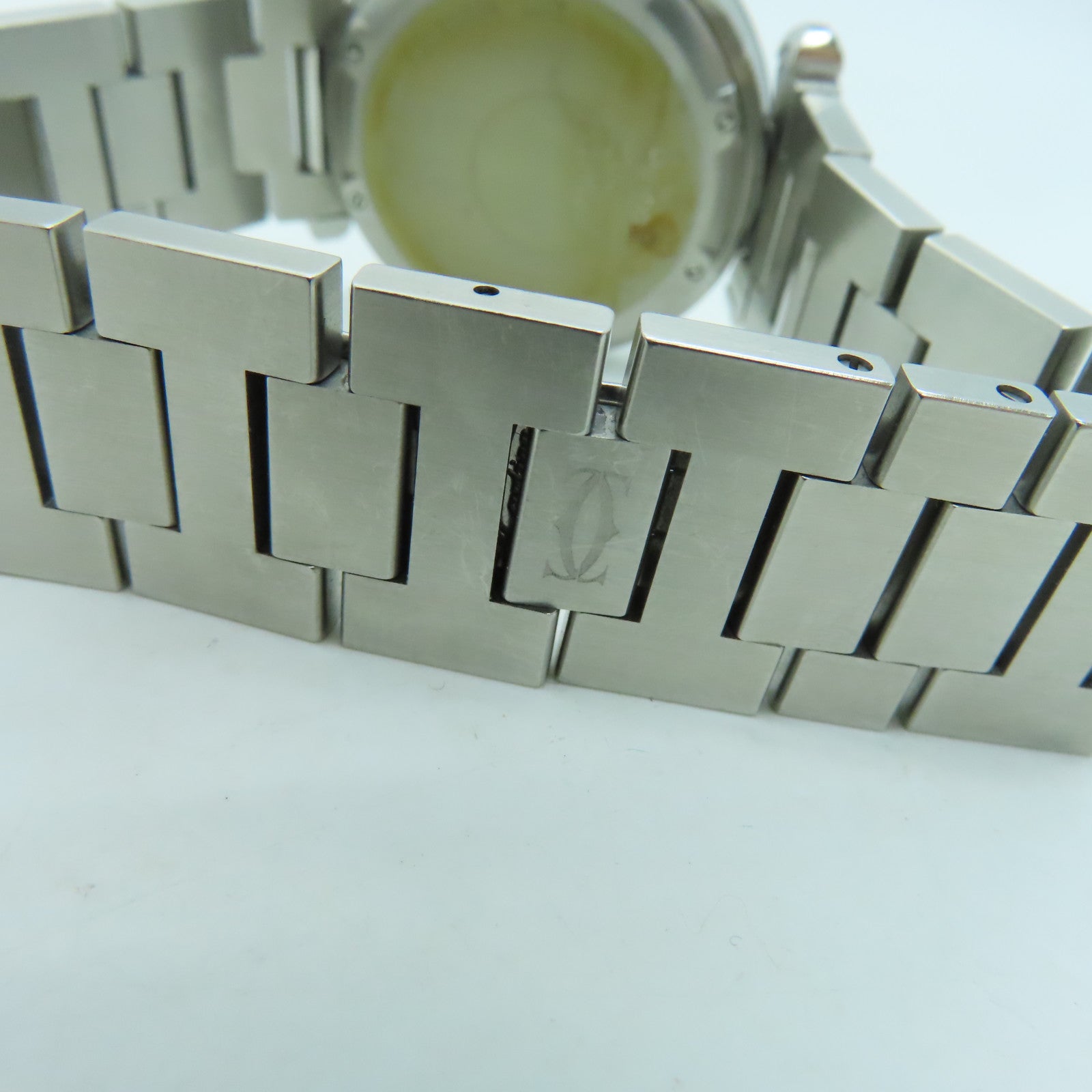 CARTIER Pasha C不鏽鋼手錶自動機芯銀色