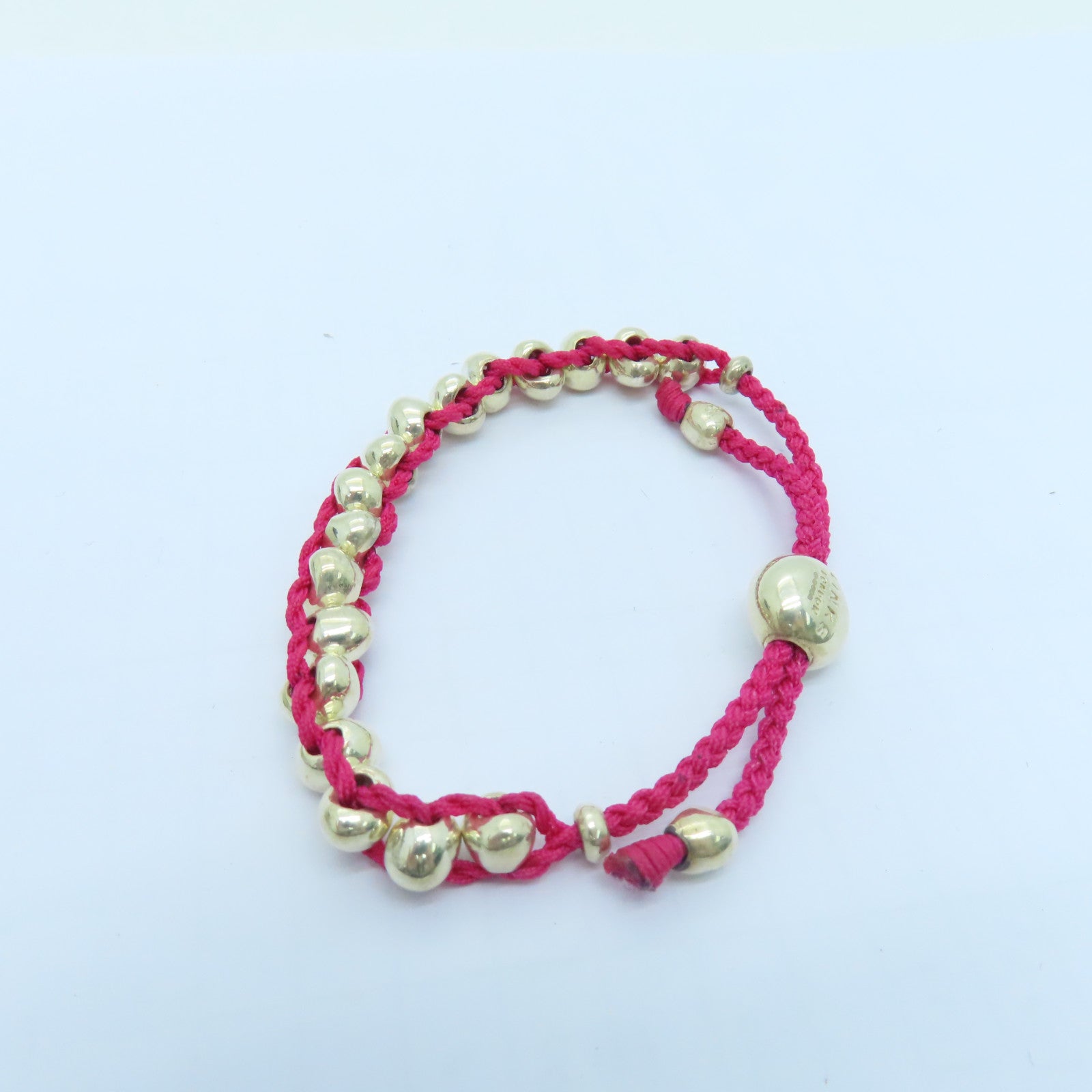 SELECTION 925純銀Silver Bracelet Links手鏈粉紅色