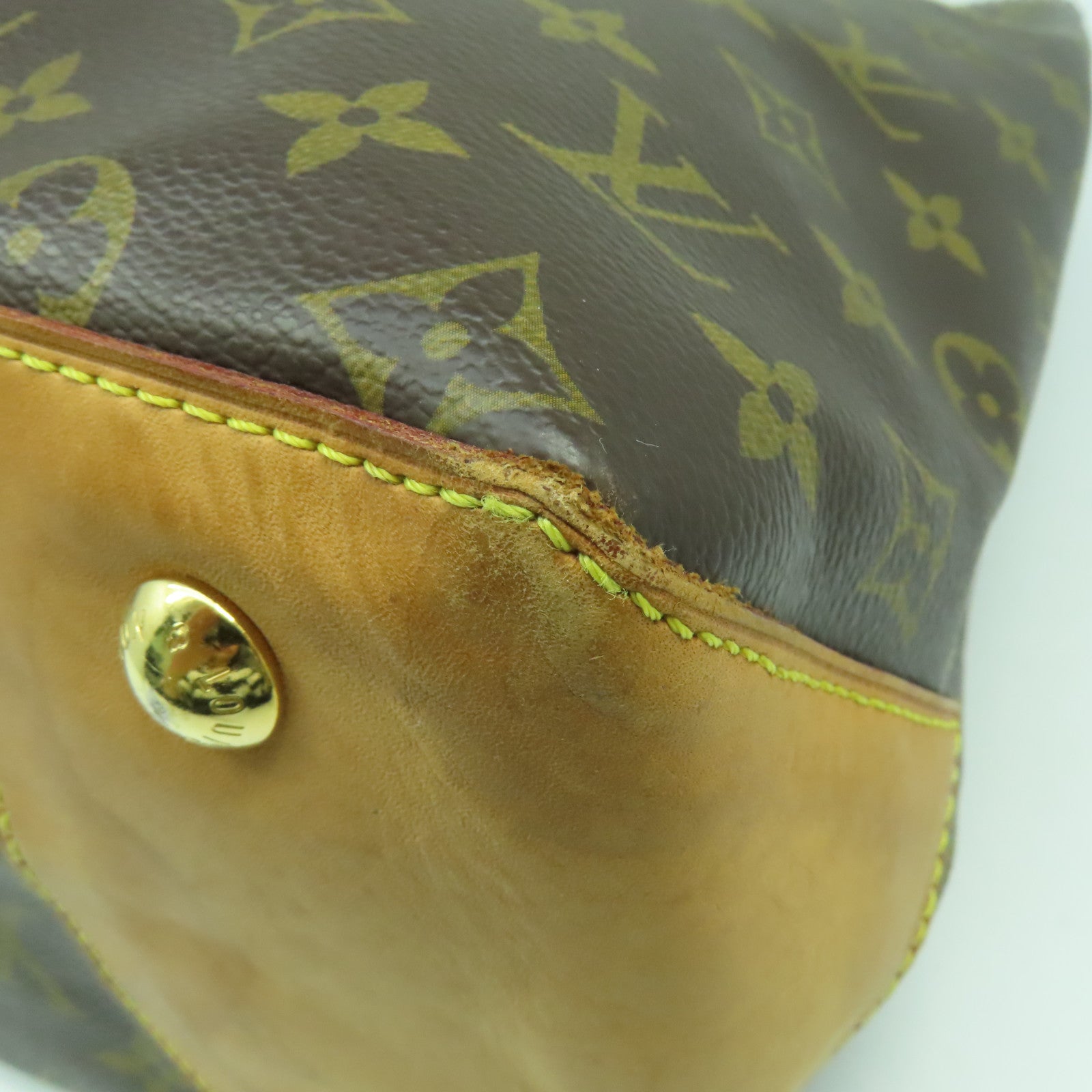 LOUIS VUITTON 【激減優惠】Monogram Wilshire GM金扣肩背袋啡色
