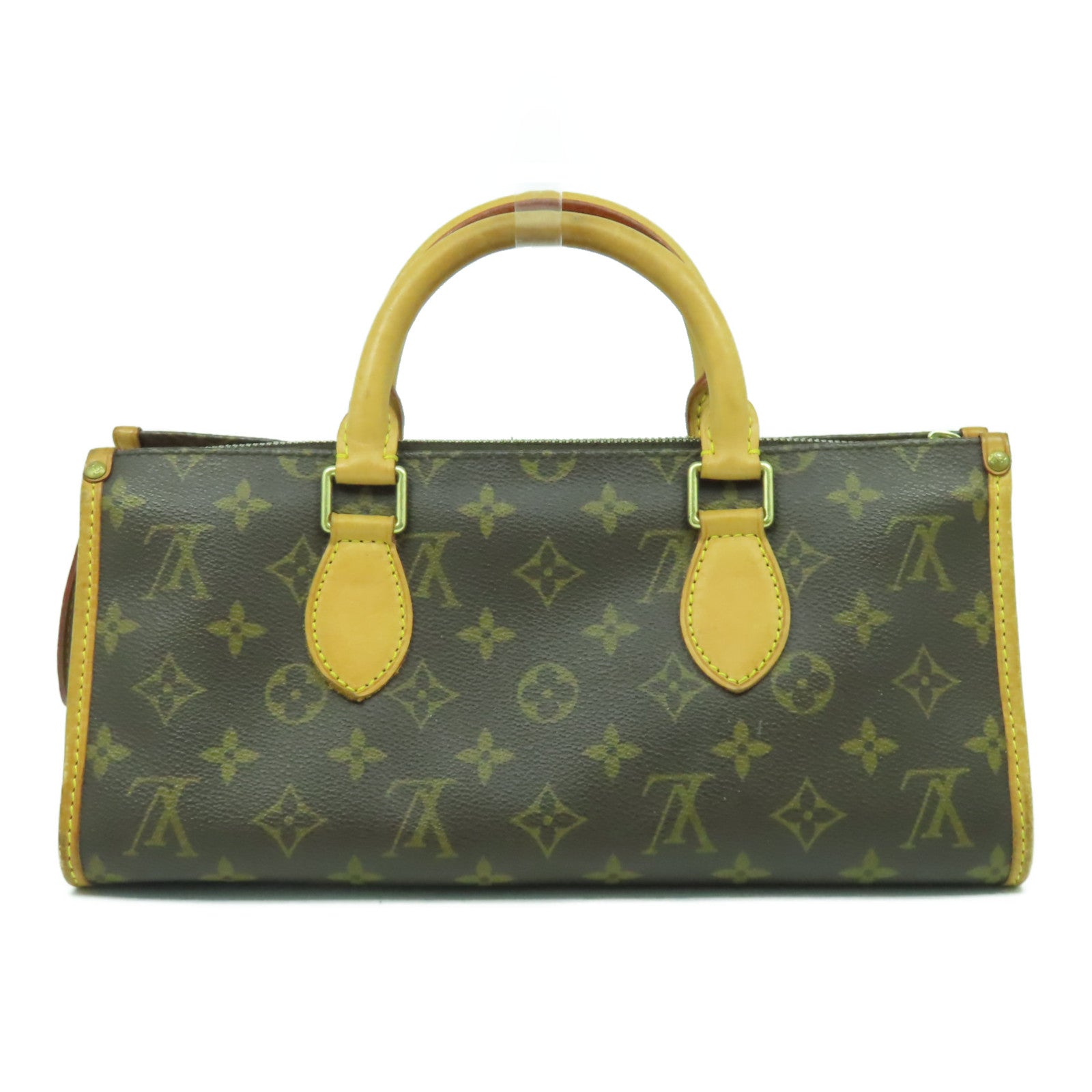 LOUIS VUITTON Monogram Popincourt金扣手挽袋啡色