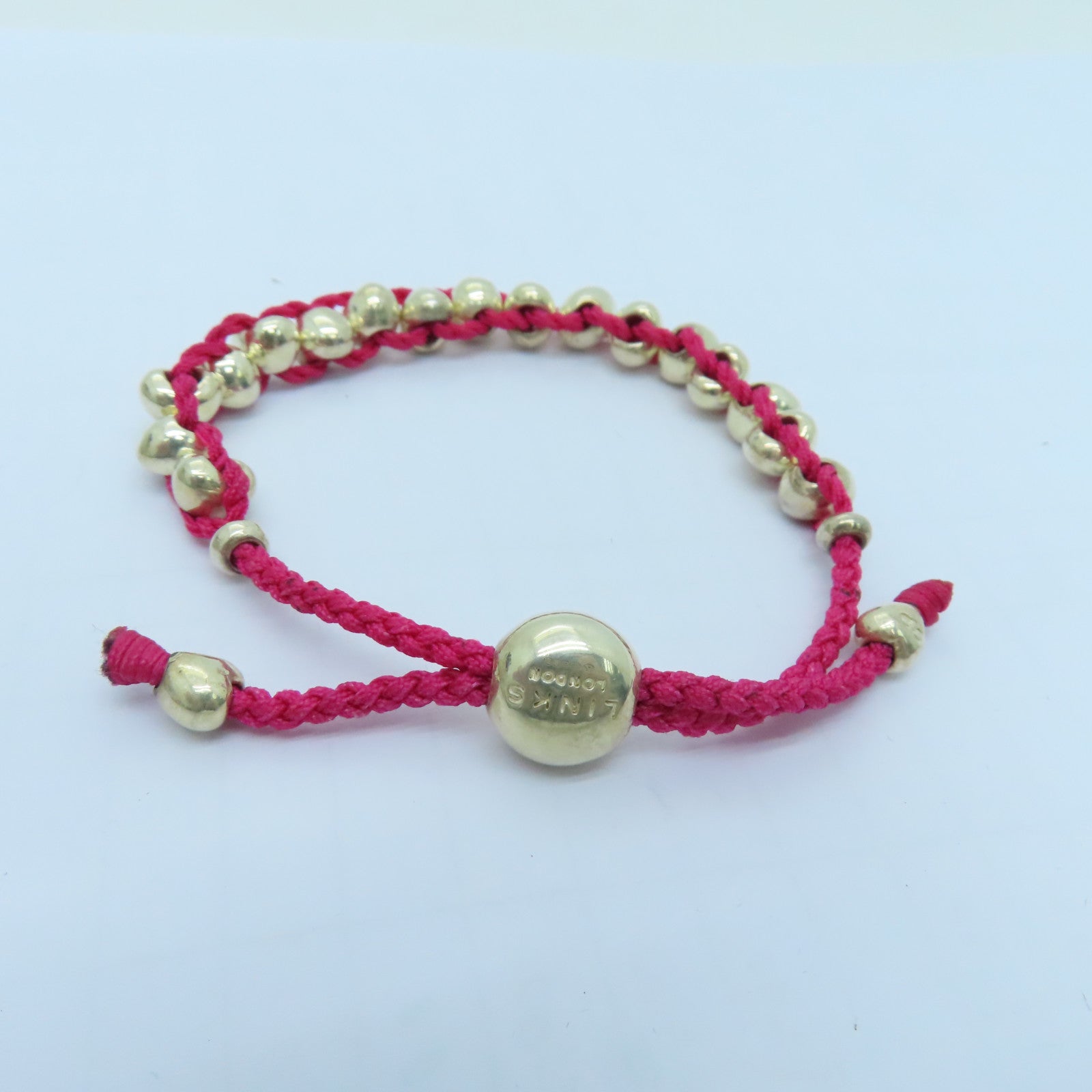 SELECTION 925純銀Silver Bracelet Links手鏈粉紅色