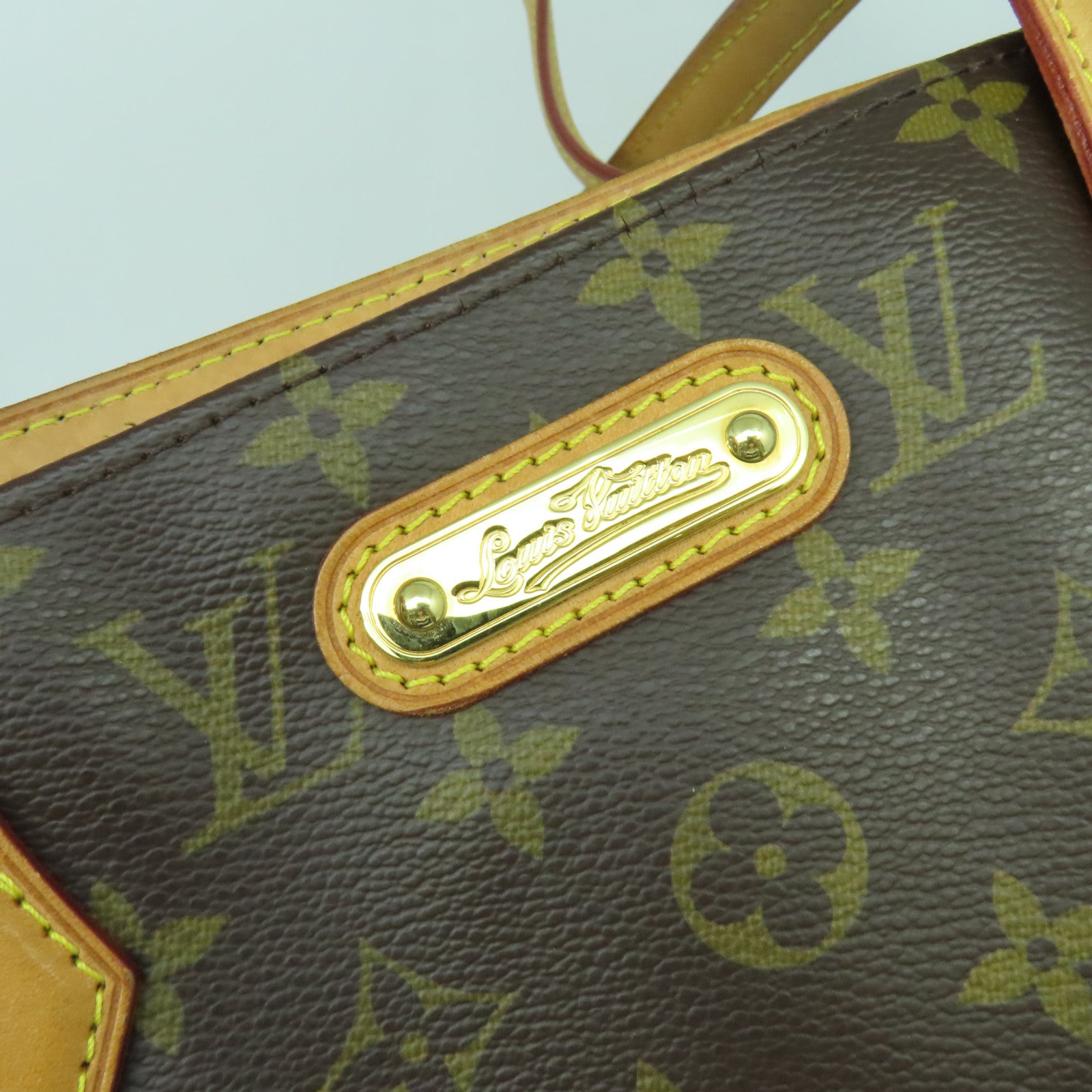 LOUIS VUITTON 【激減優惠】Monogram Wilshire GM金扣肩背袋啡色