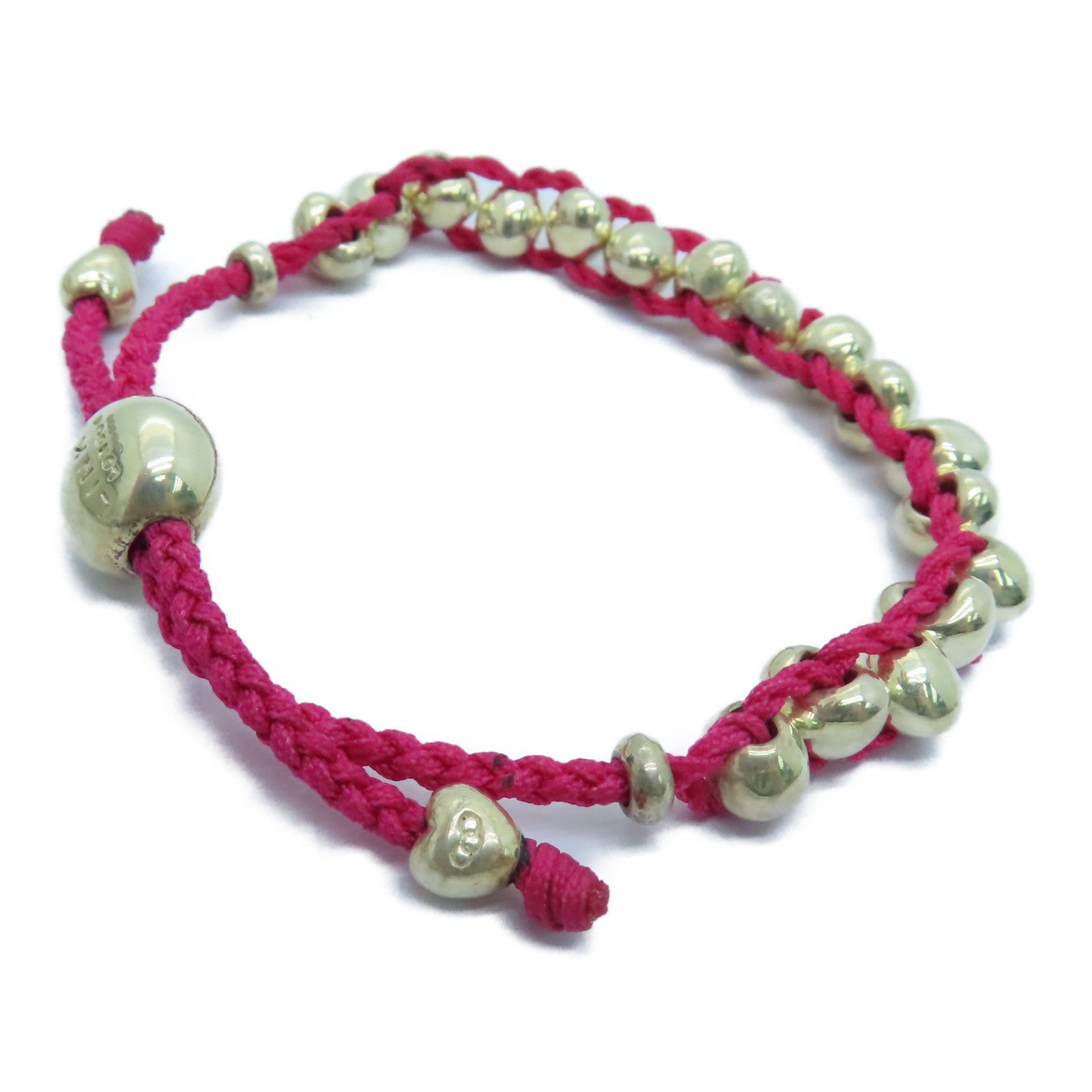 SELECTION 925純銀Silver Bracelet Links手鏈粉紅色