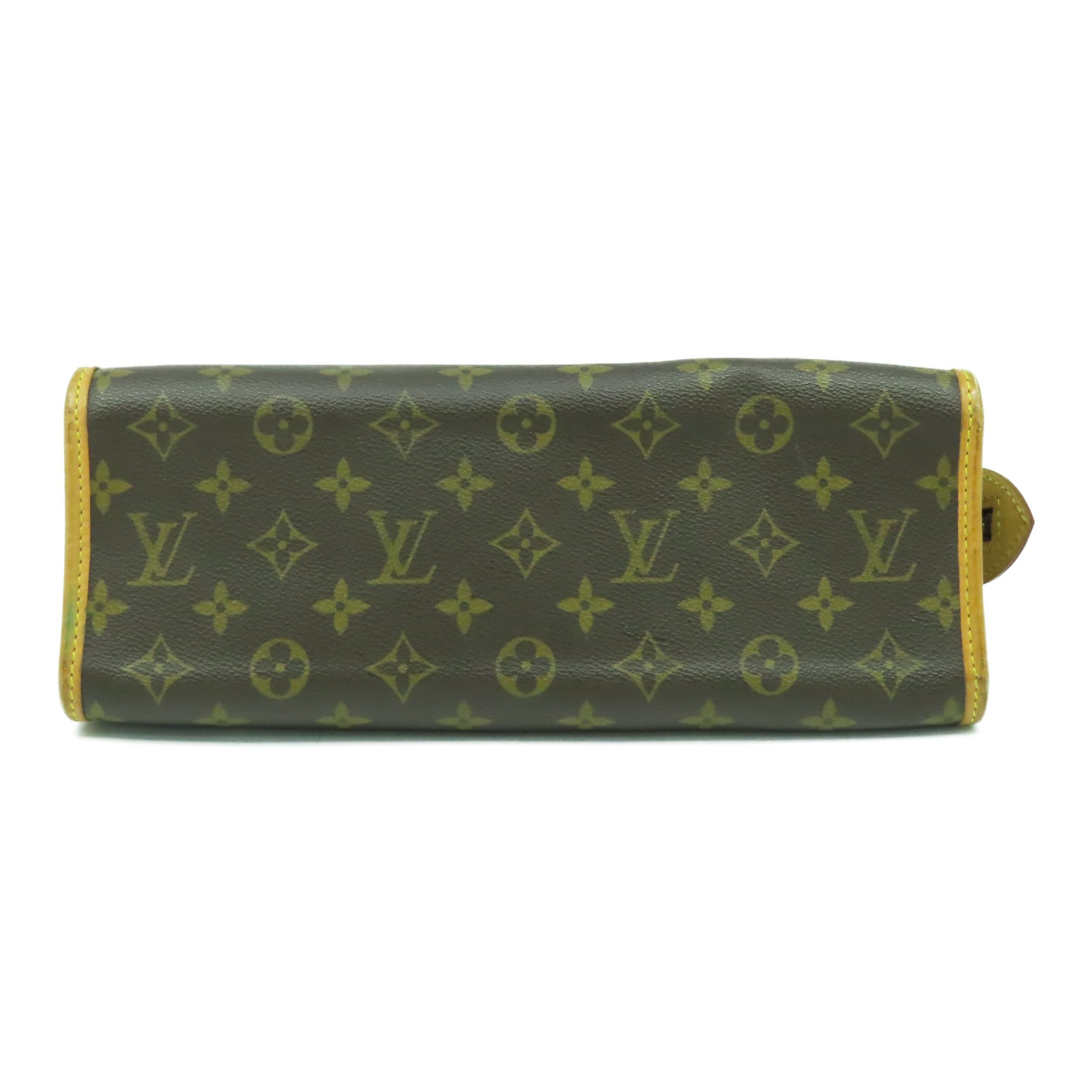 LOUIS VUITTON Monogram Popincourt金扣手挽袋啡色
