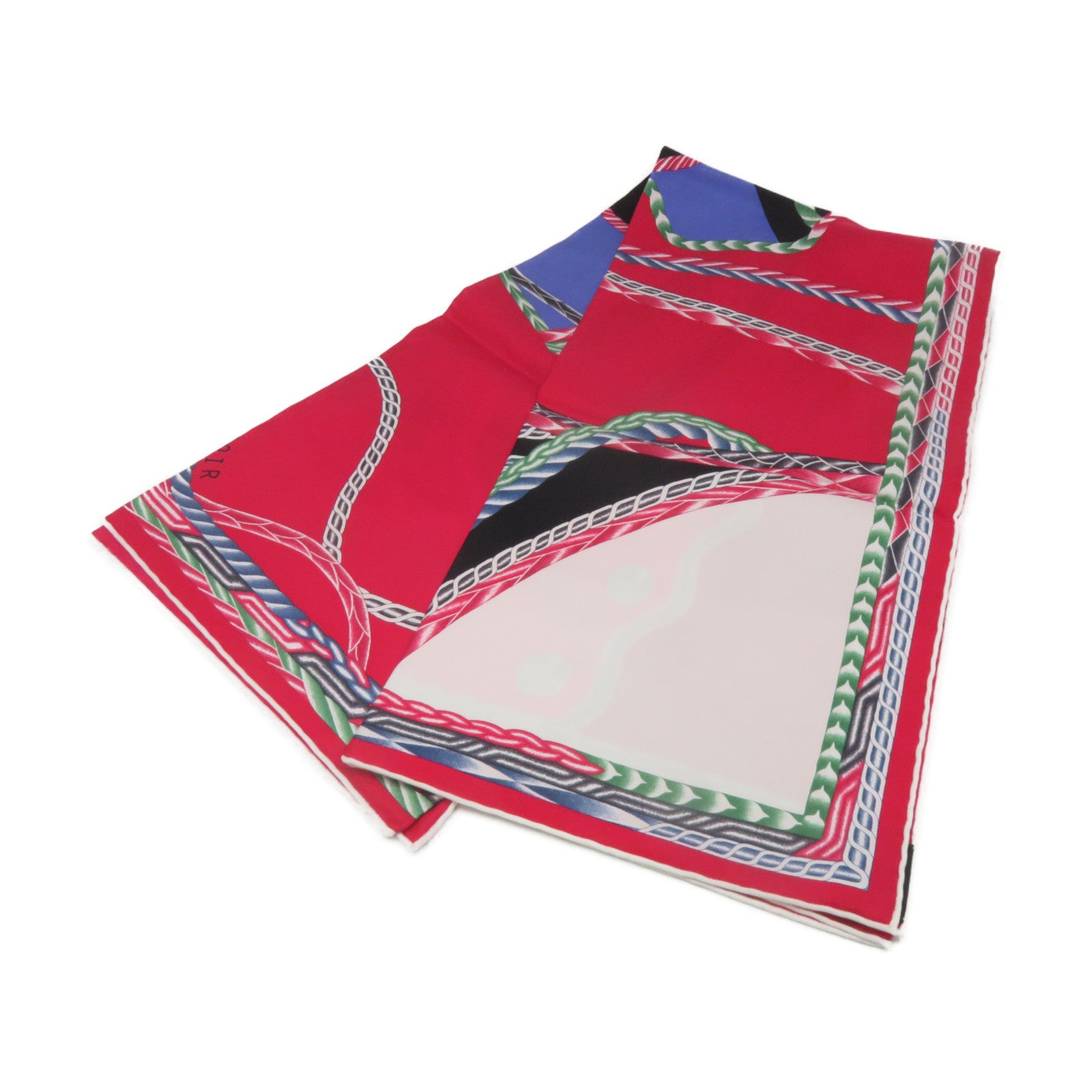HERMES 【激減優惠】絲質Scarf 90x90絲巾紅色/彩色
