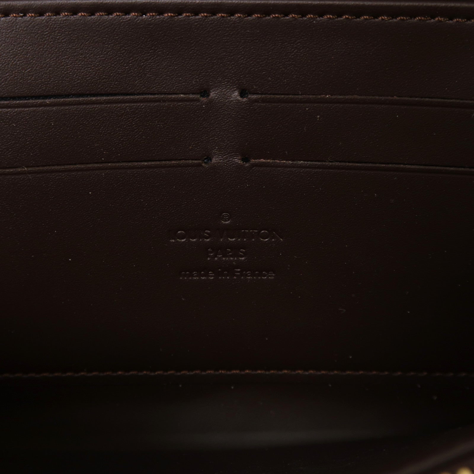 LOUIS VUITTON Monogram Vernis Zipper Long Wallet金扣長錢包紅色
