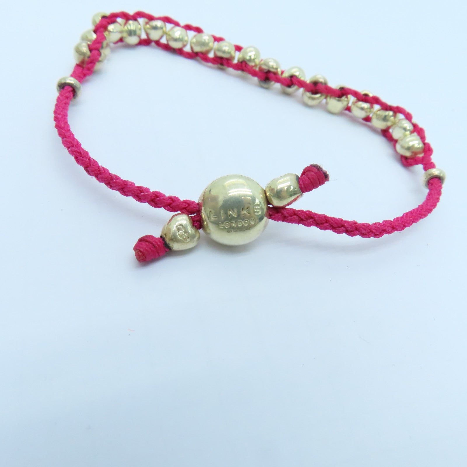 SELECTION 925純銀Silver Bracelet Links手鏈粉紅色